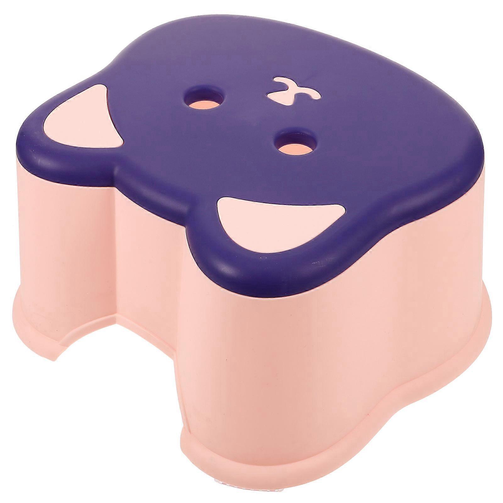 Colored Step Stool Children Plastic Stool for Home 2Pcs Toddler Sitting