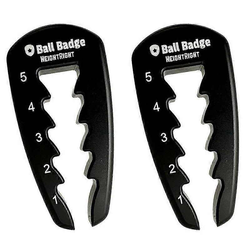 2PCS Adjustable Golf Tee Height Tool Precision Tee Height Setter