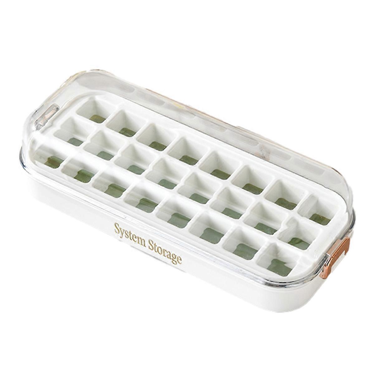 24Grid Type Ice Tray Mold Food Grade Silicone Type Tray Mold DIY Ice Maker Ice-Cube Tray,B