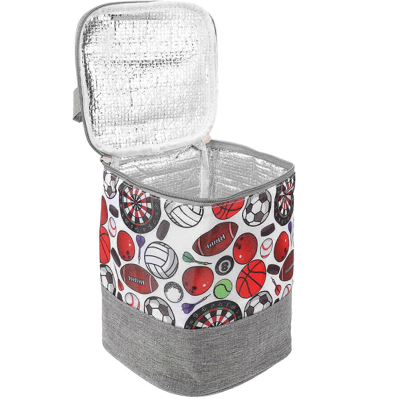 Portable Lunch Bag Insulated Bento Box Bag for Storage 2Pcs Convenient Use