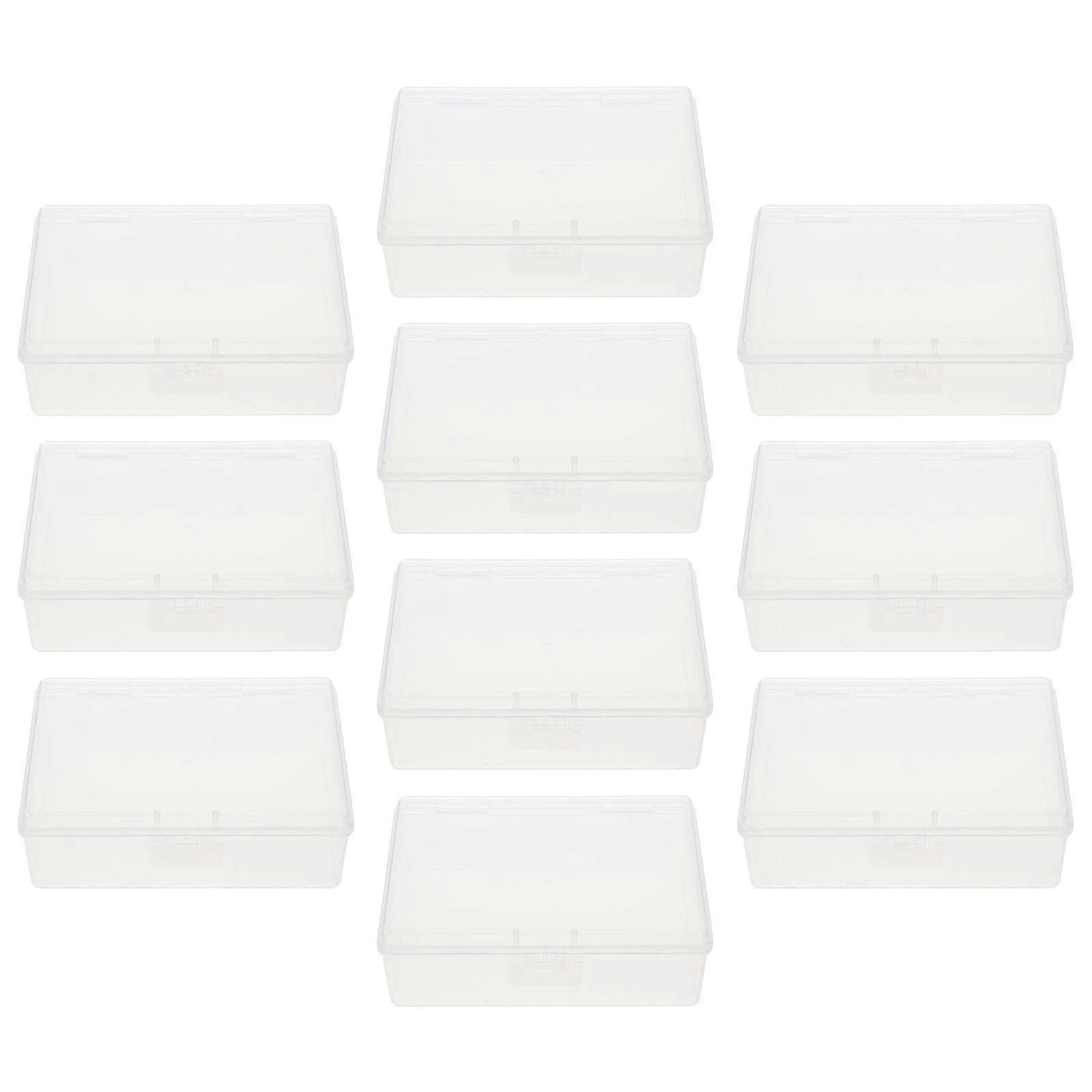 Box Household Battery Case for Storage 30Pcs Clear Boxes