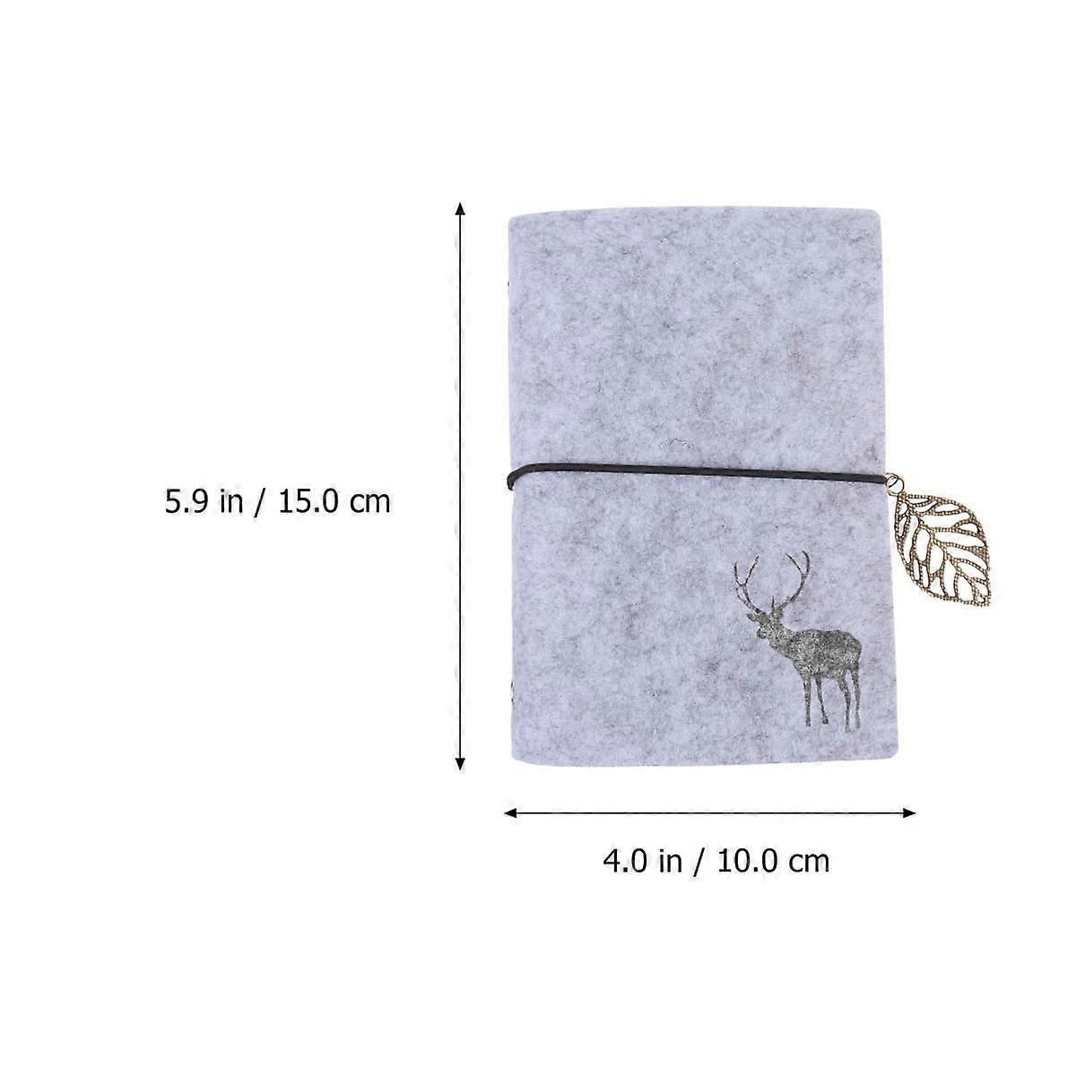 Memo Notebook Simple Writing Pad Compact Memo Pad Small Memo Pad Light Grey Rectangular Shape For Daily Use Office Workers 1Set