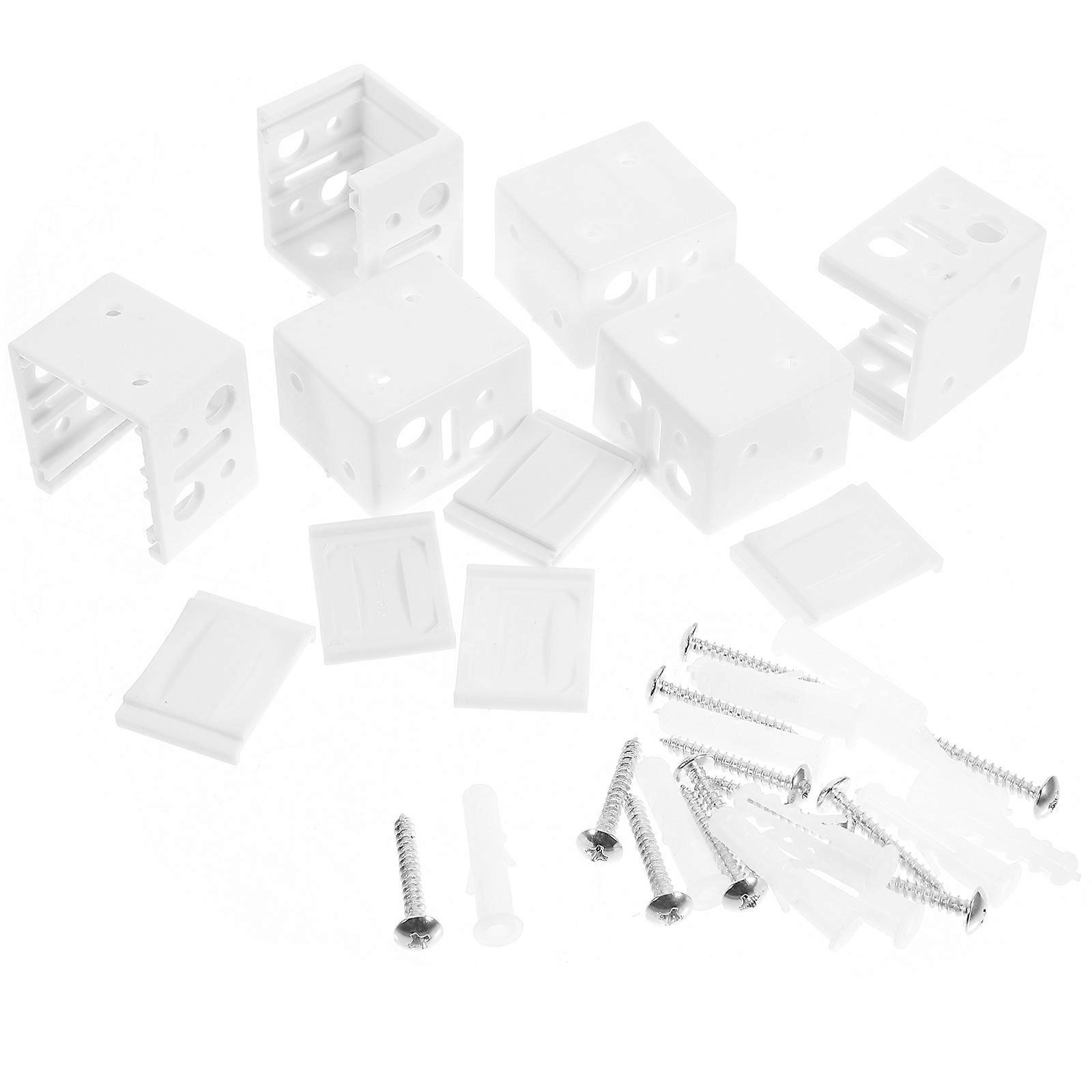 ABS Window Blind Brackets Box Mounting Bracket for Blinds 5Sets