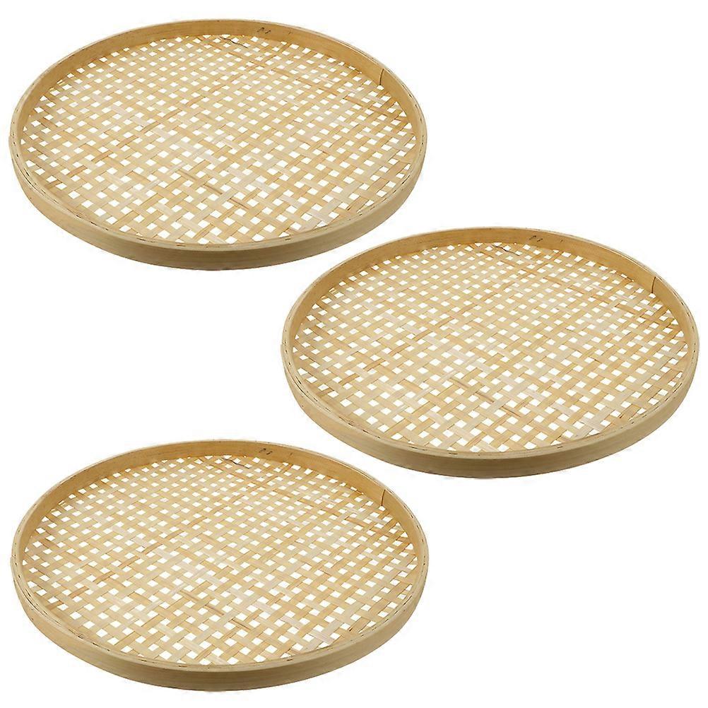Assorted Color Bamboo Colander Basket for Home 6Pcs Material Sieve