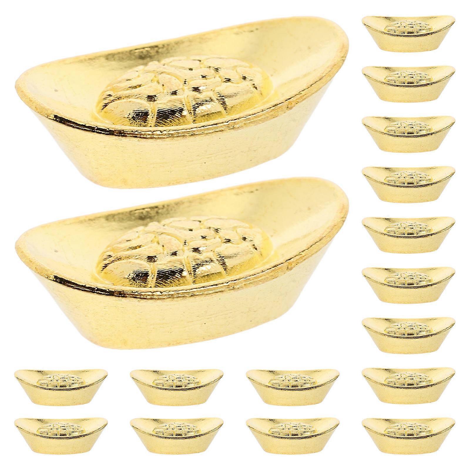 Chinese Prosperity Symbol Mini Ingot Statue for Wealth Luck 500Pcs