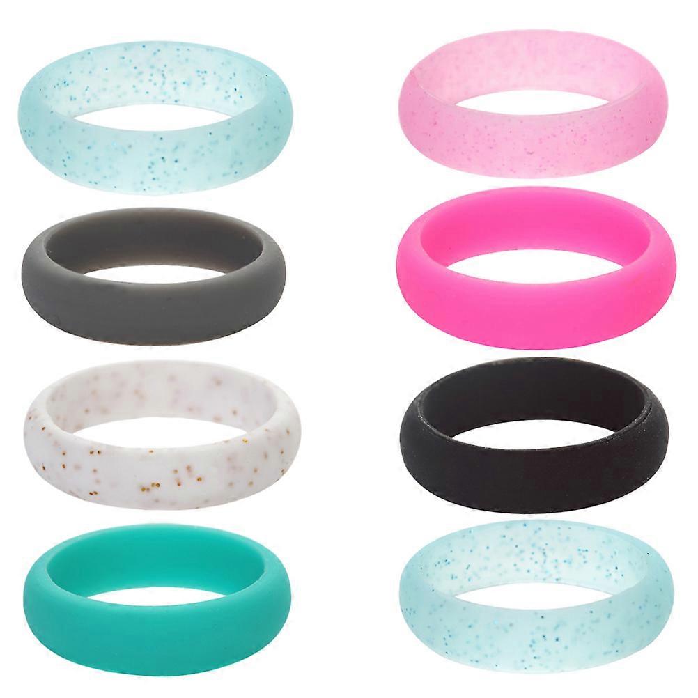 Silicone Finger Ring Set With Assorted Colors For Men And Women Perfect For Daily Wear And Special Occasions Includes 15 Pcs
