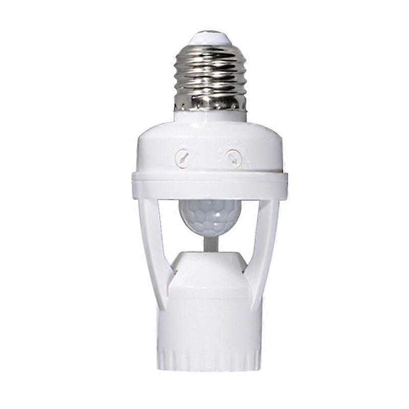 AC85-265V Motion Sensor Lamp Head Base E27 Switch Bulb Holder Socket Adapter Converter Human Induction Infrared Body Sensor