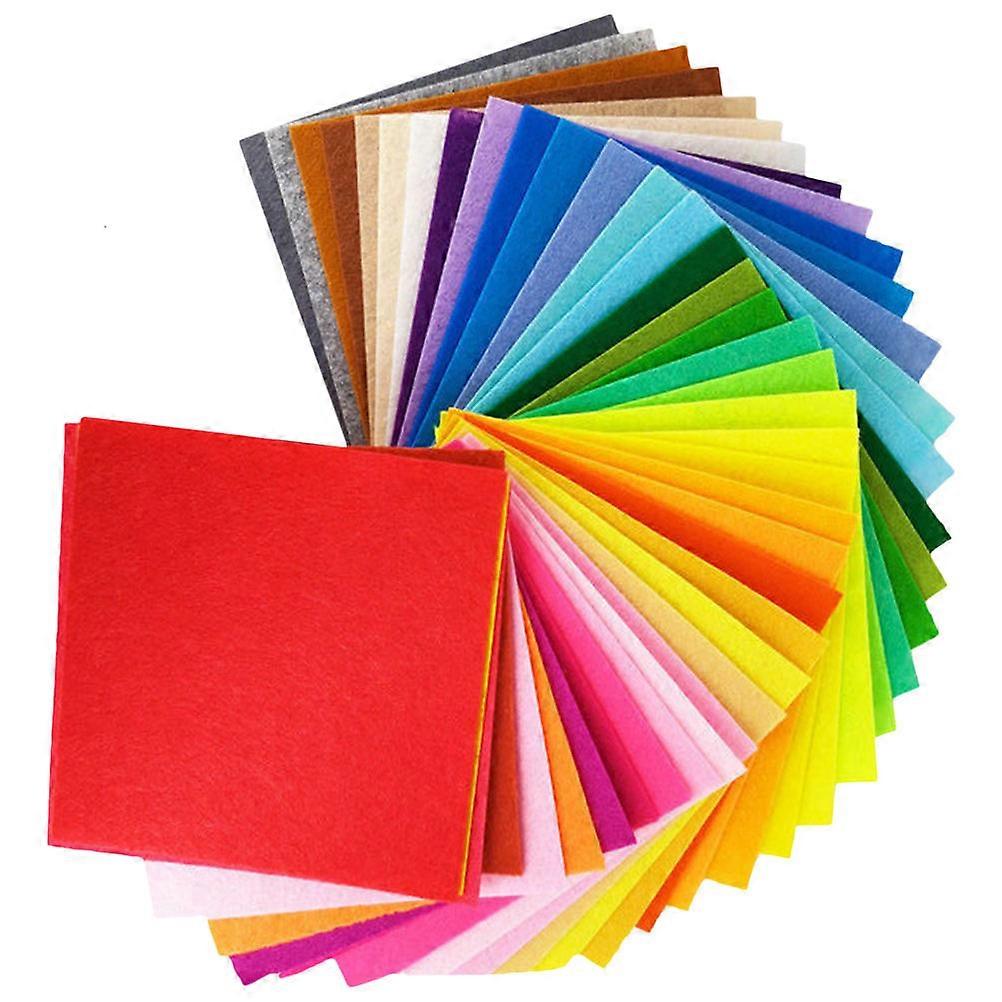 120Pcs Felt Fabric Sheets for Sewing DIY Craft Materials Assorted