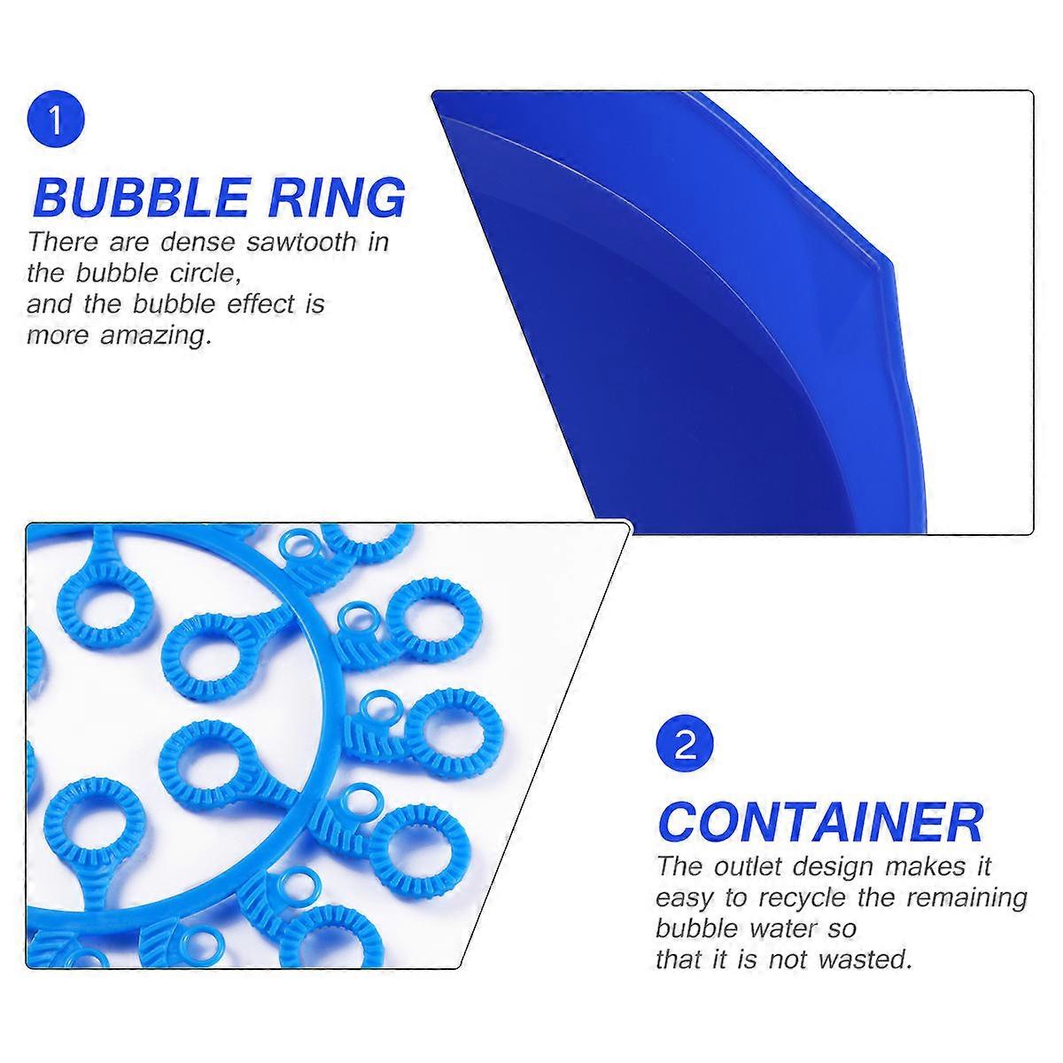 Blowing Set Lioobo Bubble Maker Tools Assorted Color 15Pcs