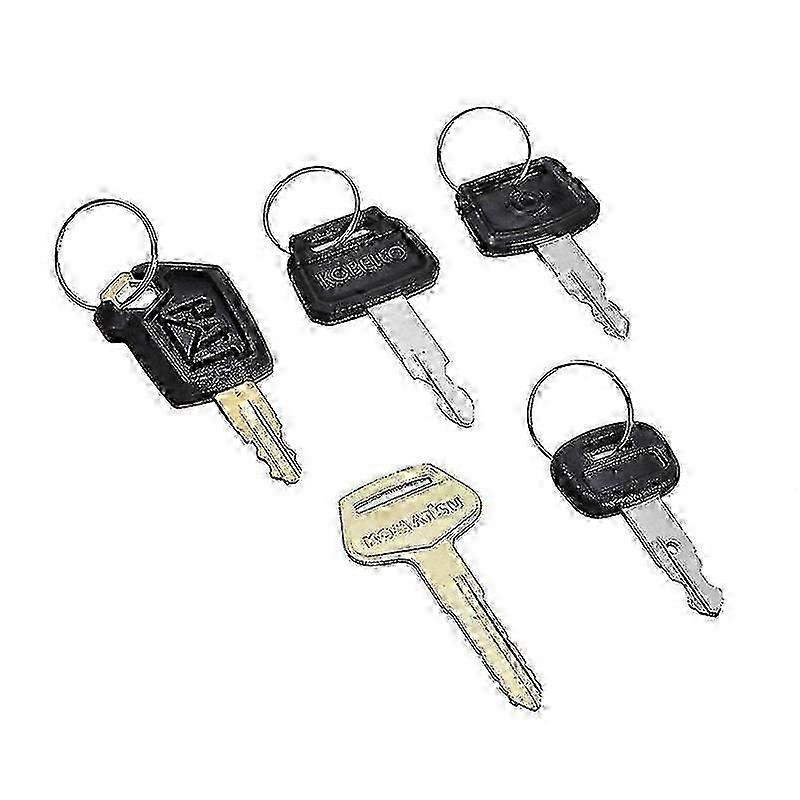 5pcs Excavator Machine Keys for Hitachi Kobelco Construction Equipment Replacement Parts for Heavy Machinery Maintenance and Operation