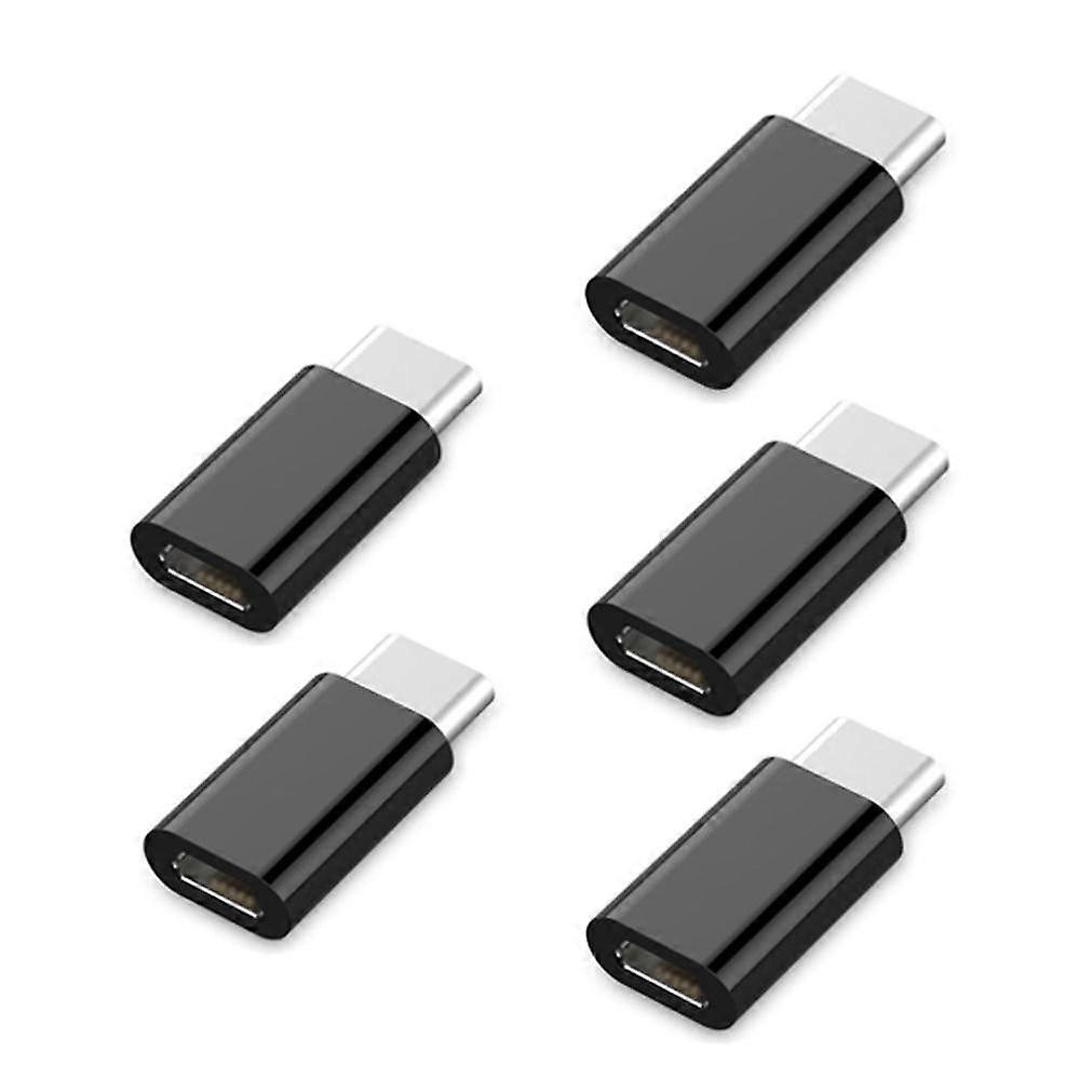 5Pack USB-C Type-C to Micro USB Data Charging Adapter For compatible with Samsung Galaxy Note 9