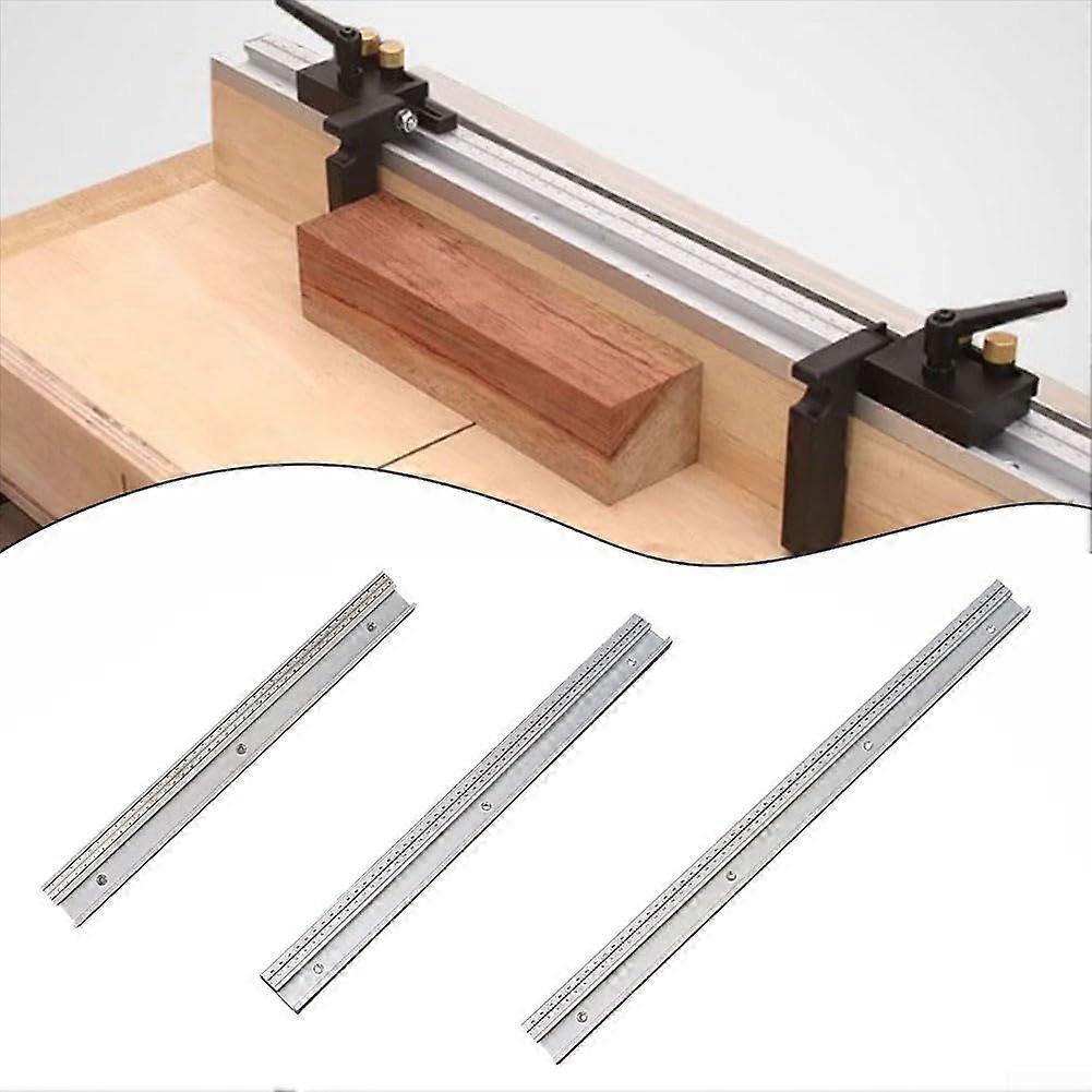 Aluminum Alloy 45 Type T Track Miter With Scale Slot 60cm For DIY Table