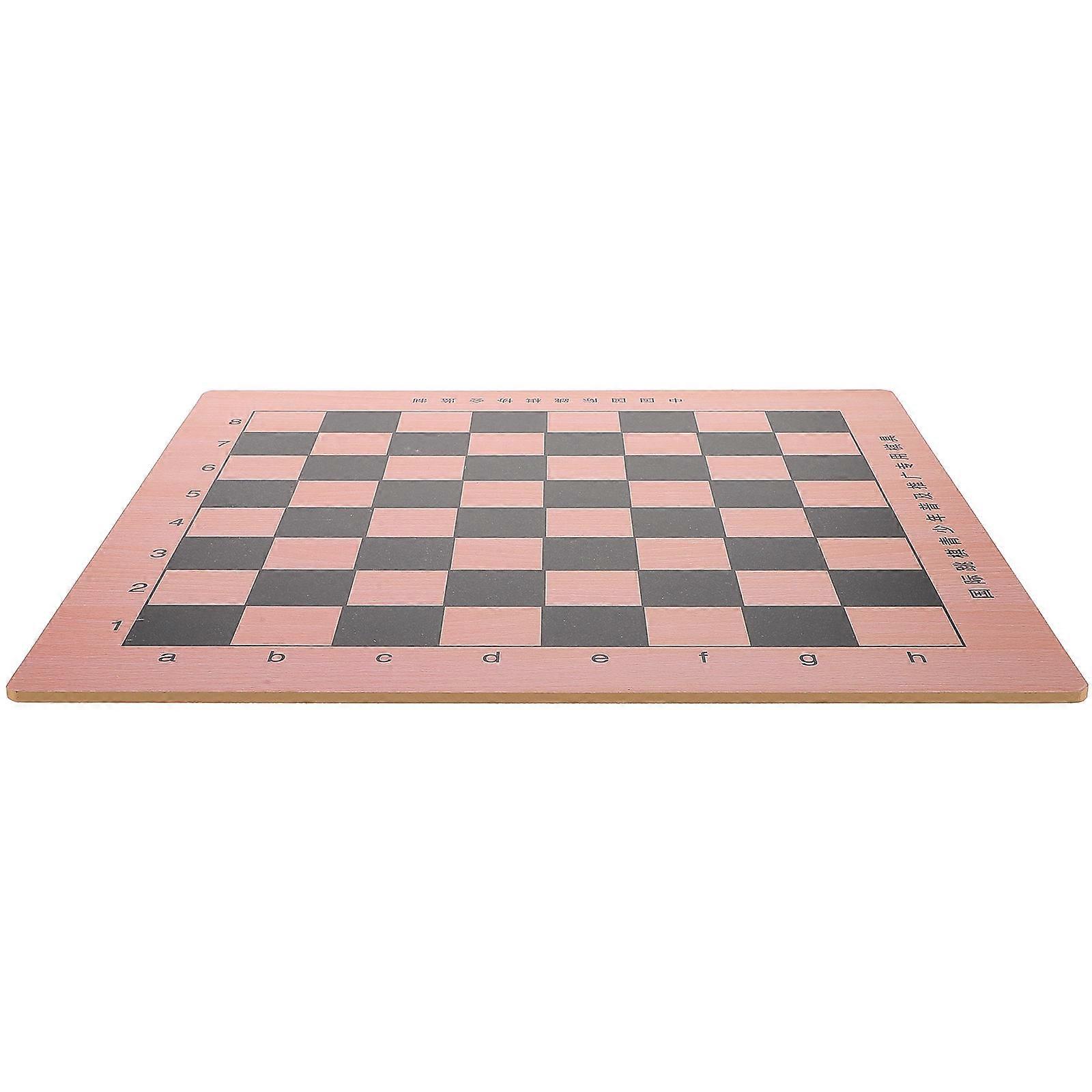 Checkerboard Wooden Portable Checkerboard for Home 3Pcs