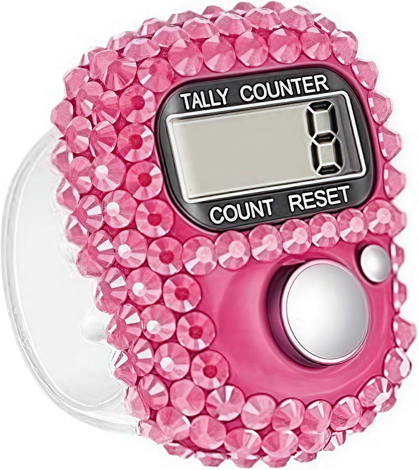Electronic Finger Tally Counter Mini Portable Digital Display Resettable Lap Counter Golf Track And Field Lap Counters