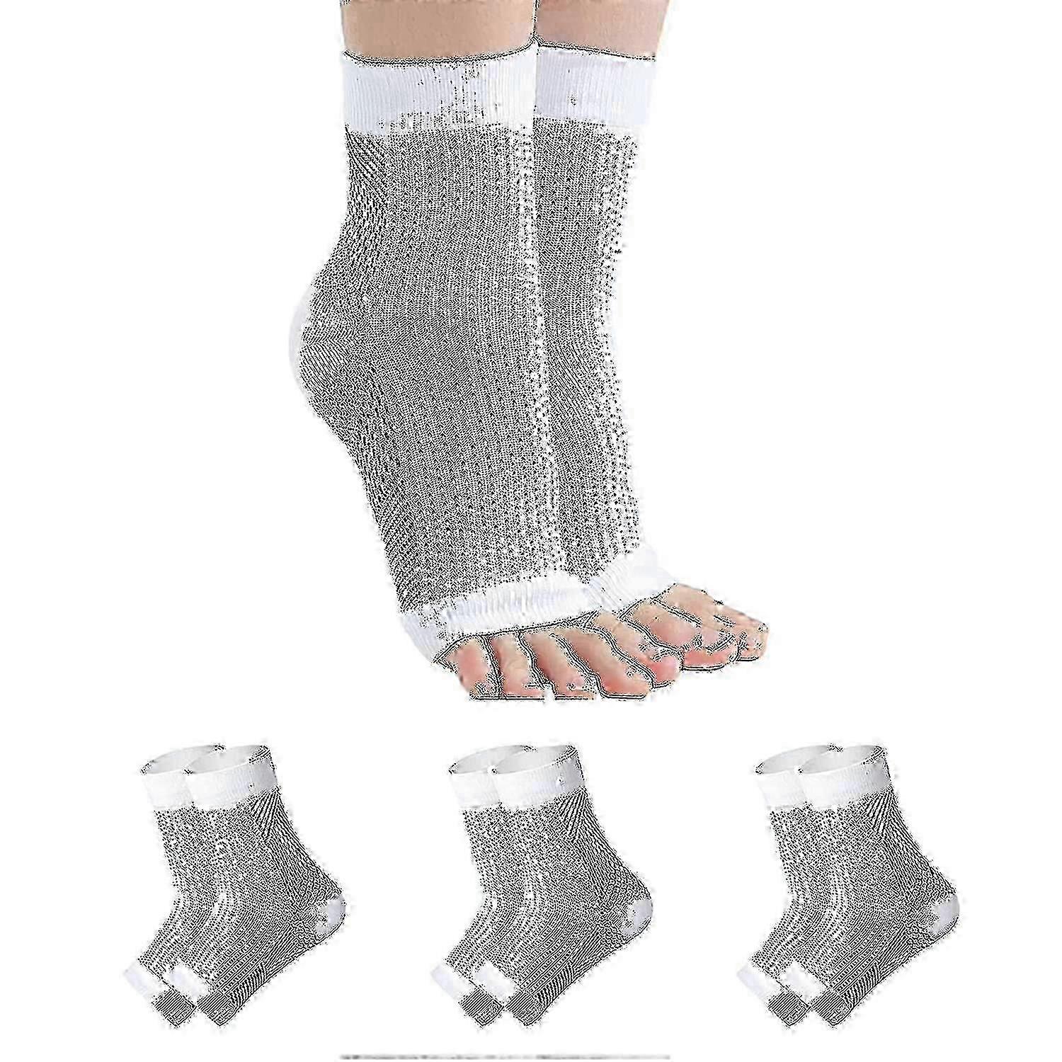 Compression Socks for Neuropathy Pain Relief - 3 Pack Supporting Foot and Tendon Health