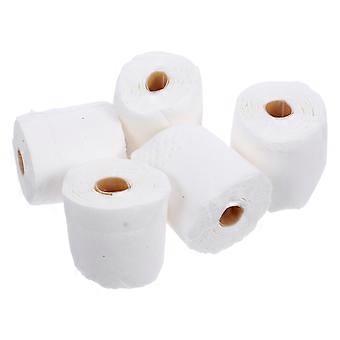 Dukkehus toiletpapirrulle til miniature badeværelsesindretning 10 stk. sæt