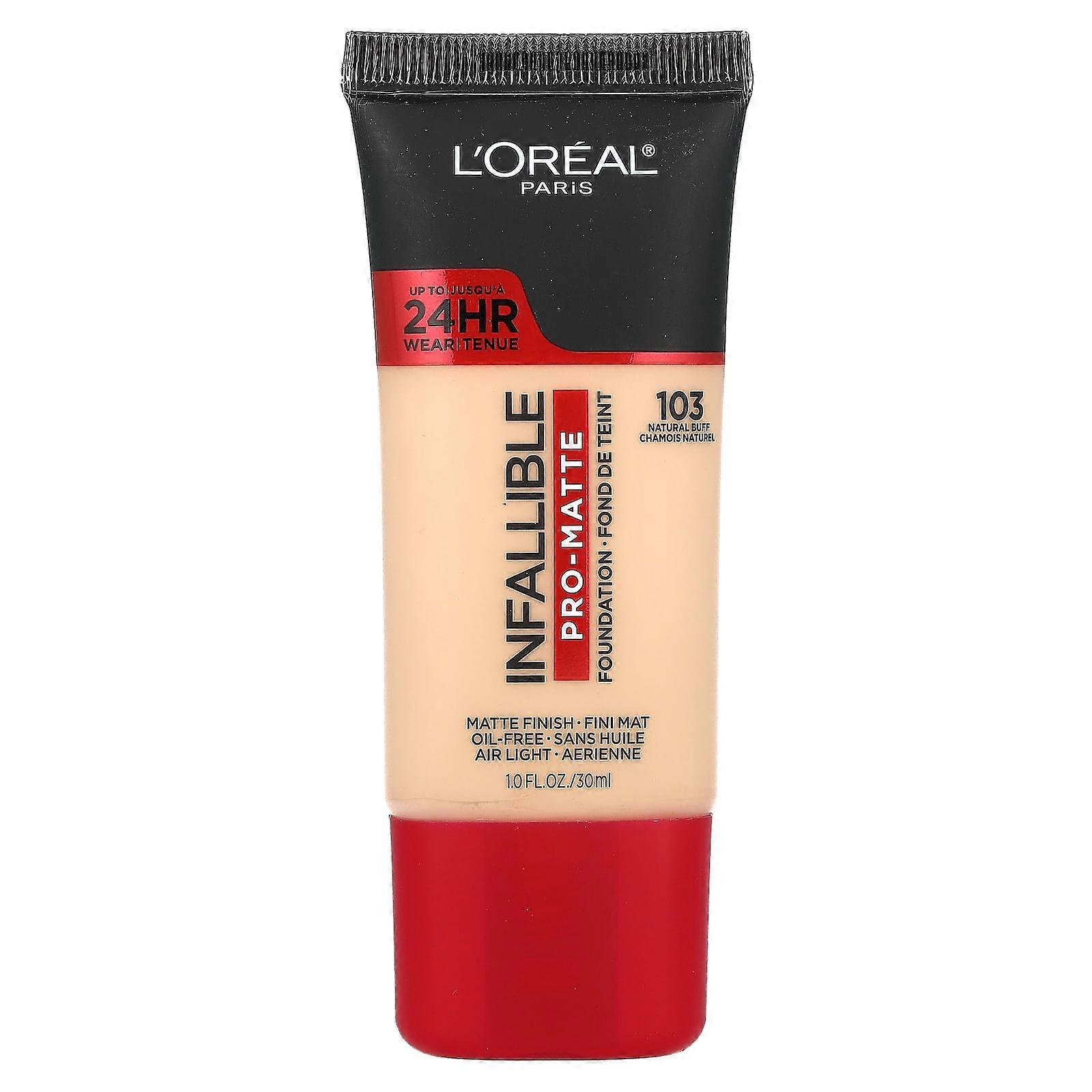 Infallible, Pro-Matte Foundation, 103 Natural Buff, 1 fl oz (30 ml)