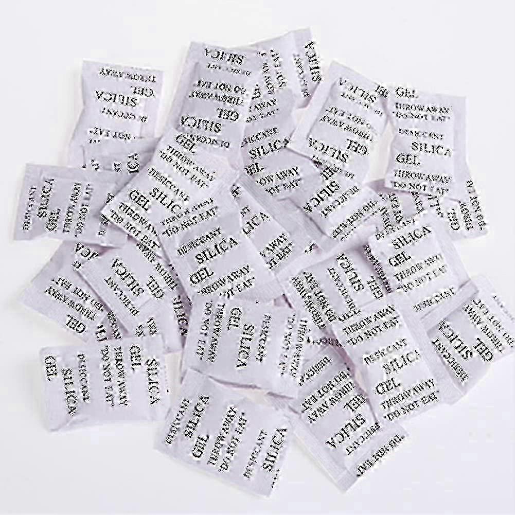 Trockenmittelbeutel, 200 Stück x 1 g Silicagel-Beutel, Feuchtigkeitsabsorber, Luftentfeuchter, Schimmel- und Geruchsentferner, Geschenk von G 26s