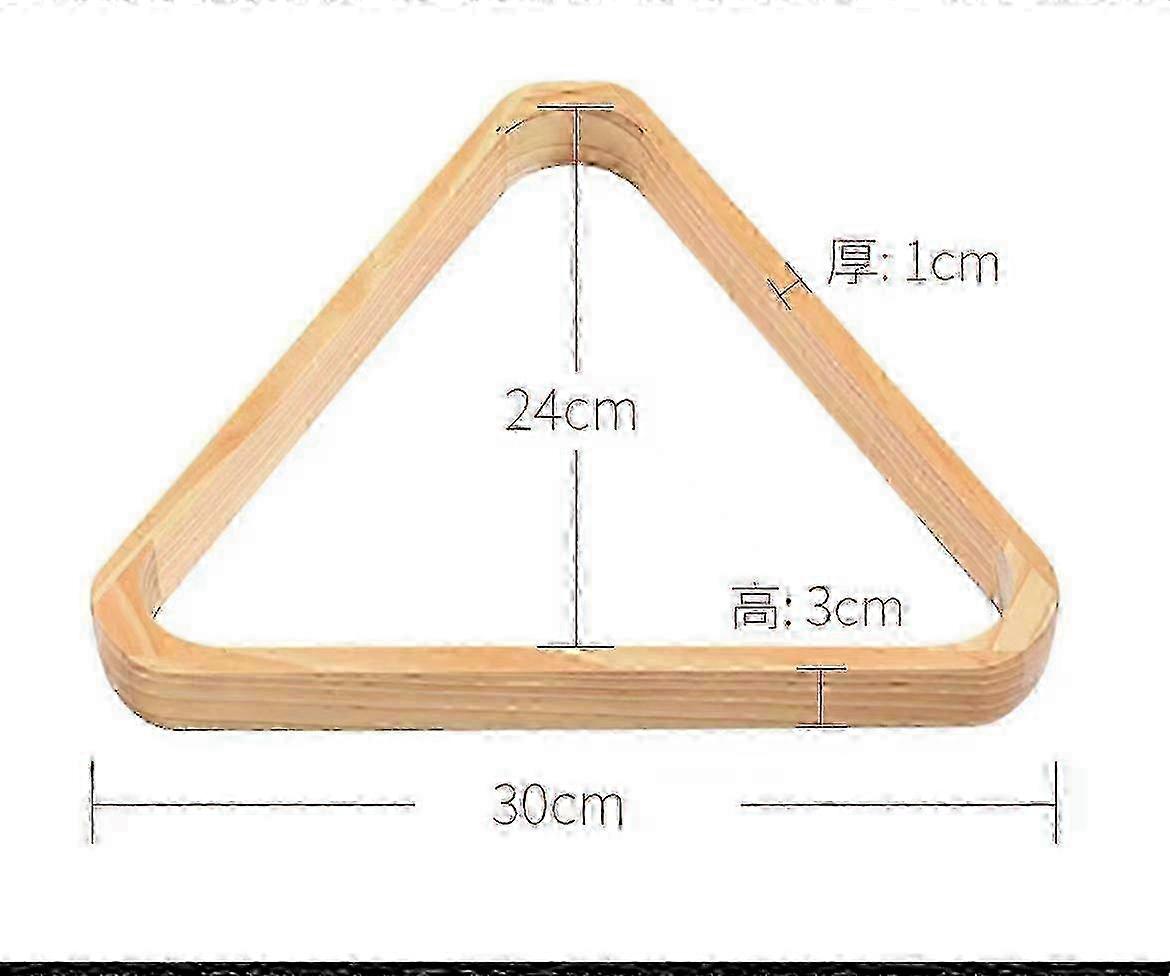 25-26 16-Ball Billiard Set with Sturdy Triangle Frame for Pool