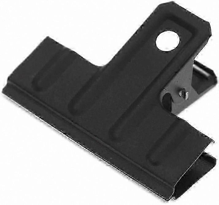 10 Pieces Large Black Bulldog Clips, 3-Inch Heavy-Duty Metal Clamps for Paper, Files, and Binders Organization Solution