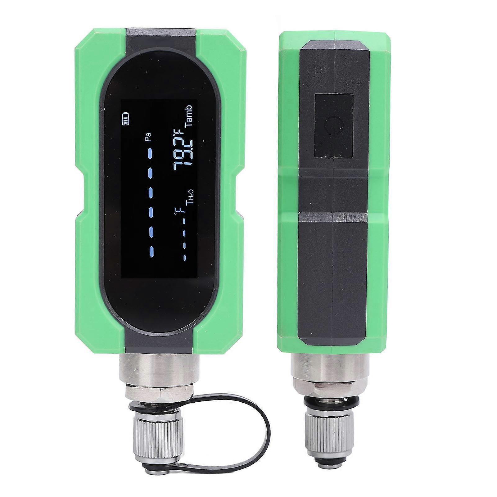 Digital Vacuum Gauge HVAC Micron Tester Portable Electronic Meter Set Instrument 