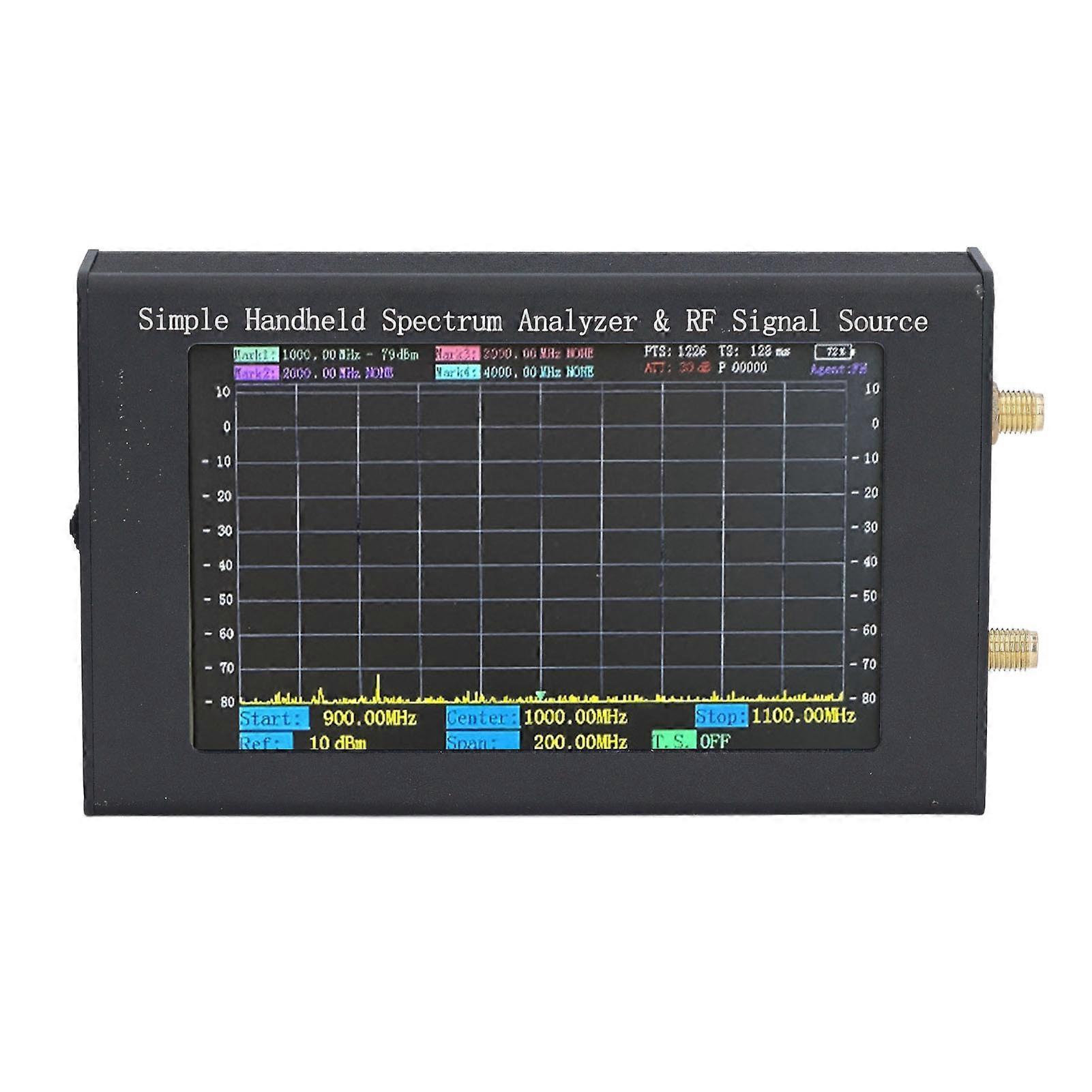 Spectrum Analyzer 35MHz To 6000MHz 4.3 Inch Color Screen Handheld Spectrum Analyzer and Signal Generator 