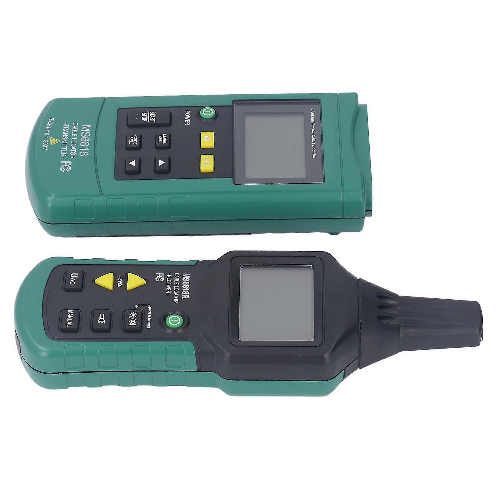 Underground Cable Locator Accurate Fault Positioning LCD Display Wire Short Open Finder AC DC 12V‑400V 