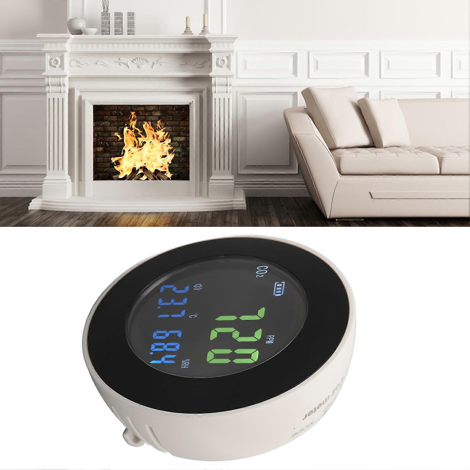 HT 501 CO2 Detector Portable Air Quality Monitor Carbon Dioxide Detector for Home Office