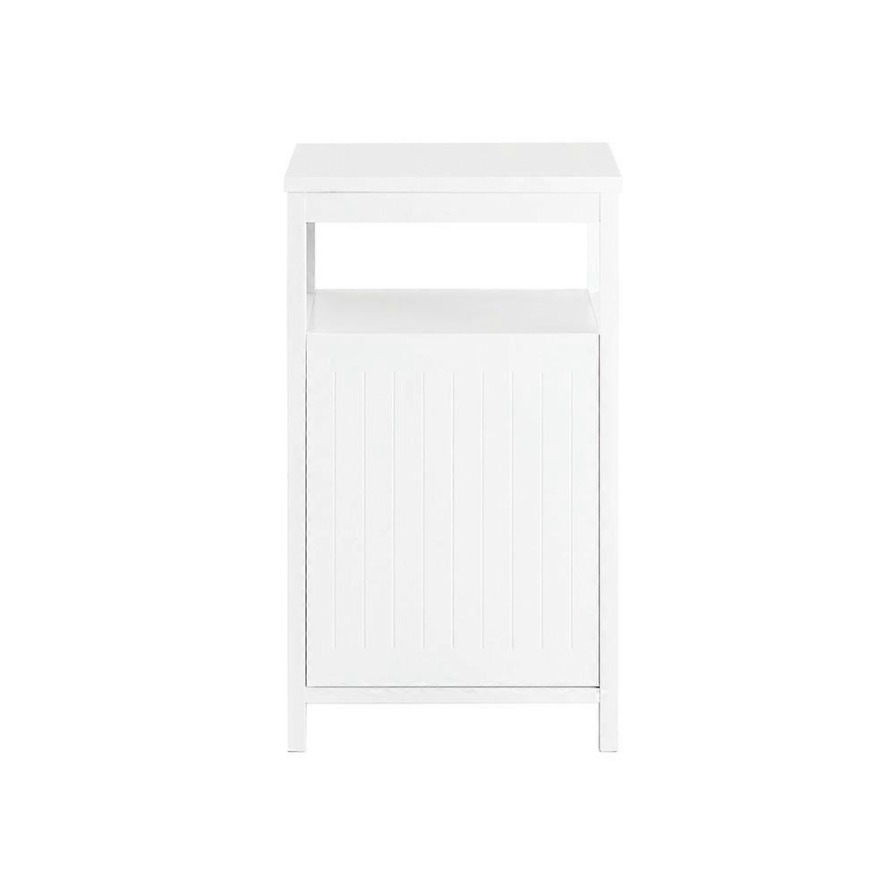 SoBuy FBT117-W, Table d'appoint Table de chevet Table de chevet Table basse Table de chevet Table de chevet Armoire de rangement Commode de chevet avec une porte