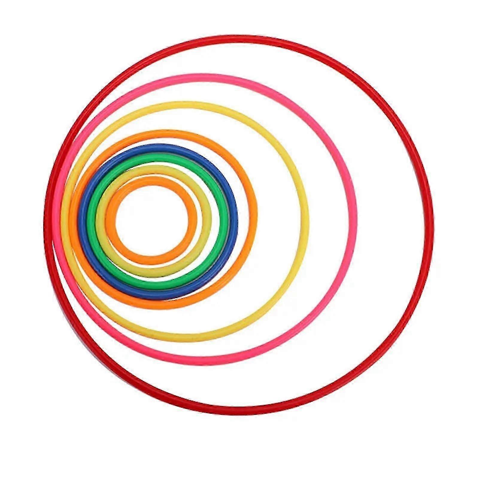 10 pieces Throwing Game Throwing Rings Interactive Competition Agility Strength Exercise Toy (25CM 10PCS) Ref: 1548