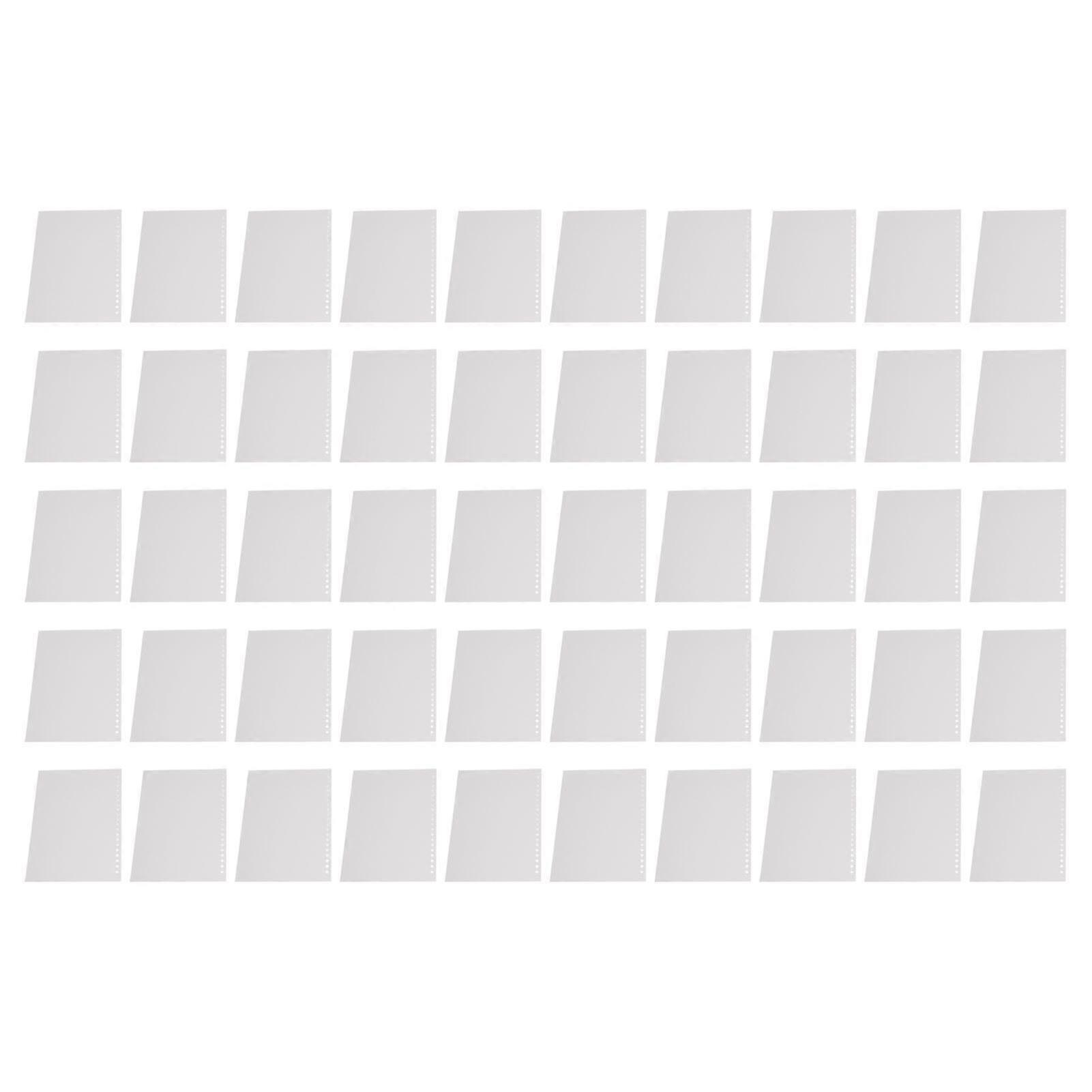 Högkvalitativt A5-20-håls frostat lösbladsfilmomslag, sålt i partier om 50 ark