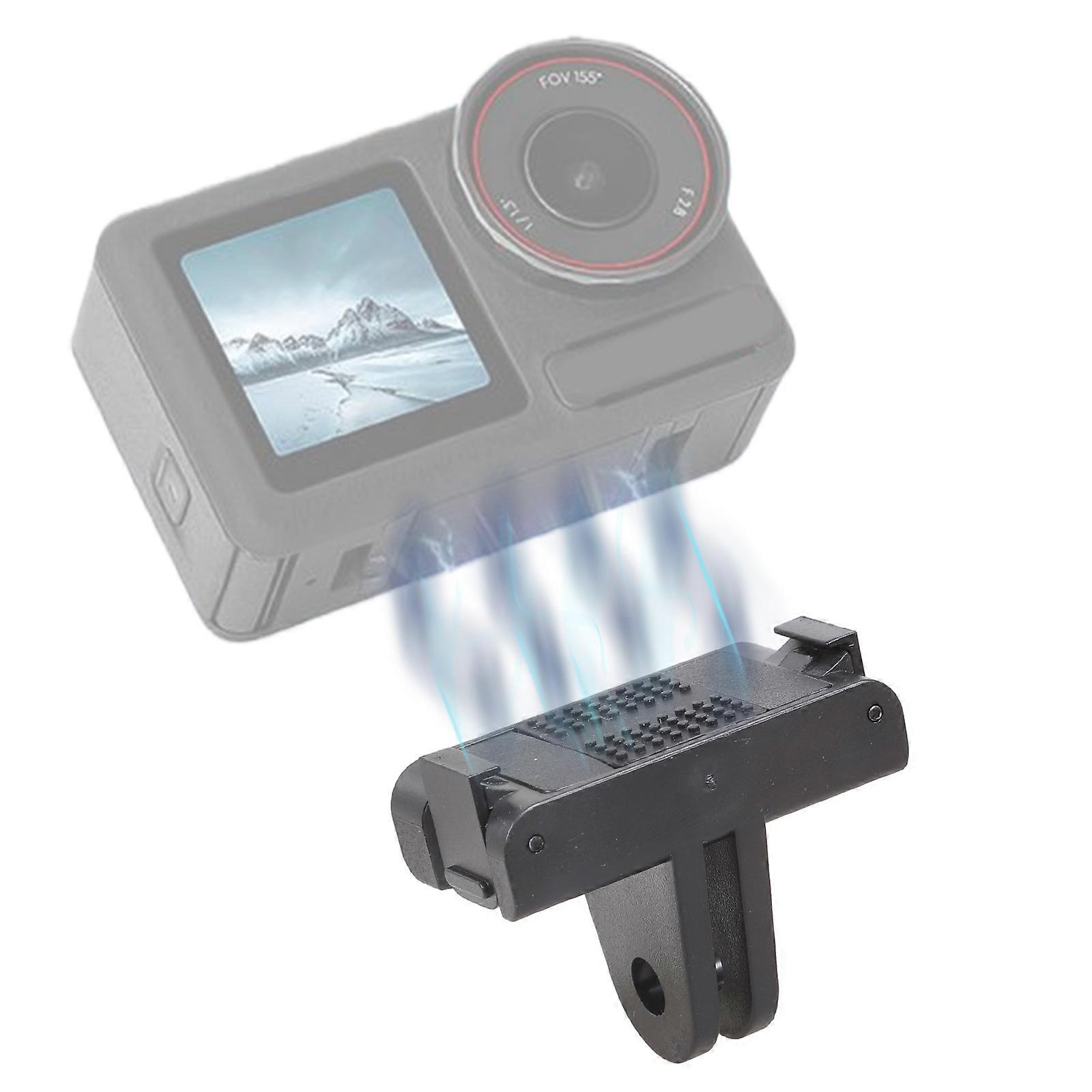 Magnetic Quick Release Base Adapter For 360 5 4 3 Action Cameras Enhances Stability Double Claw Anti Shake Mounting Multicolor