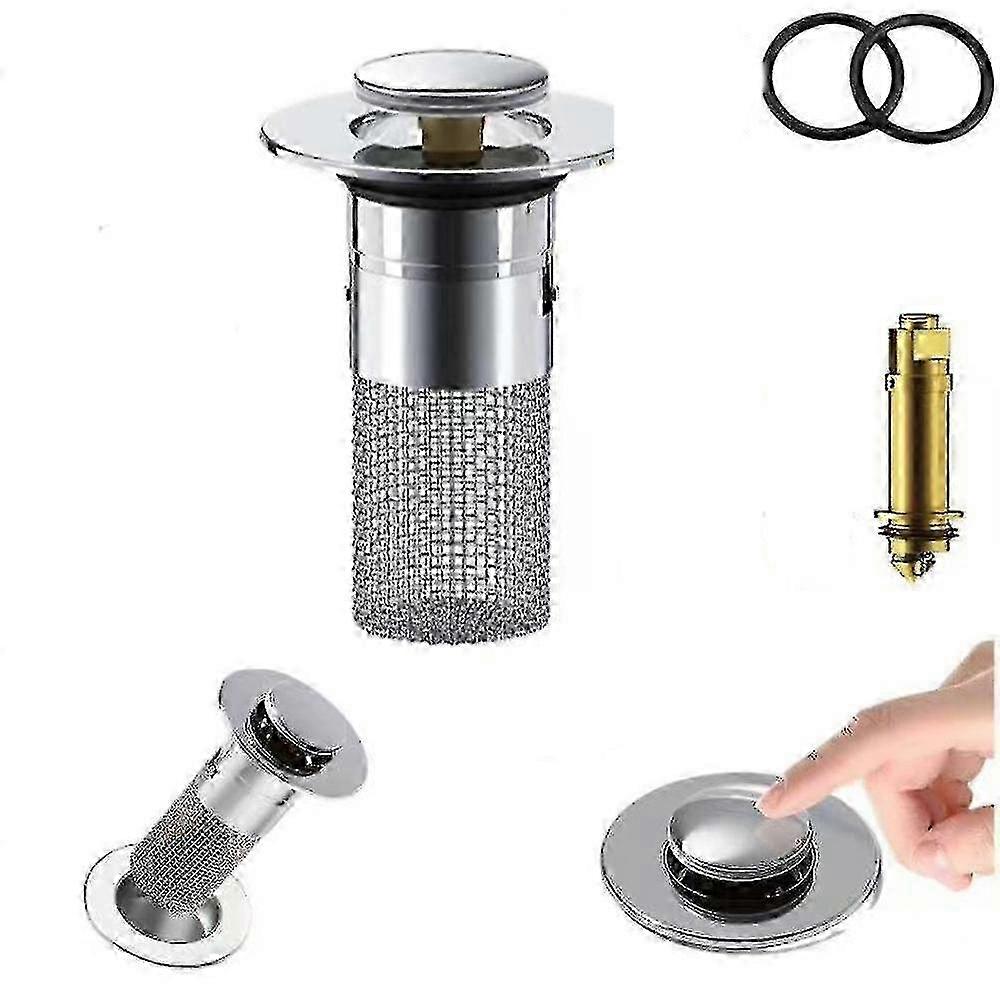 Isolate Odor and Prevent Cockroaches-Stainless Steel Floor Drain Filter