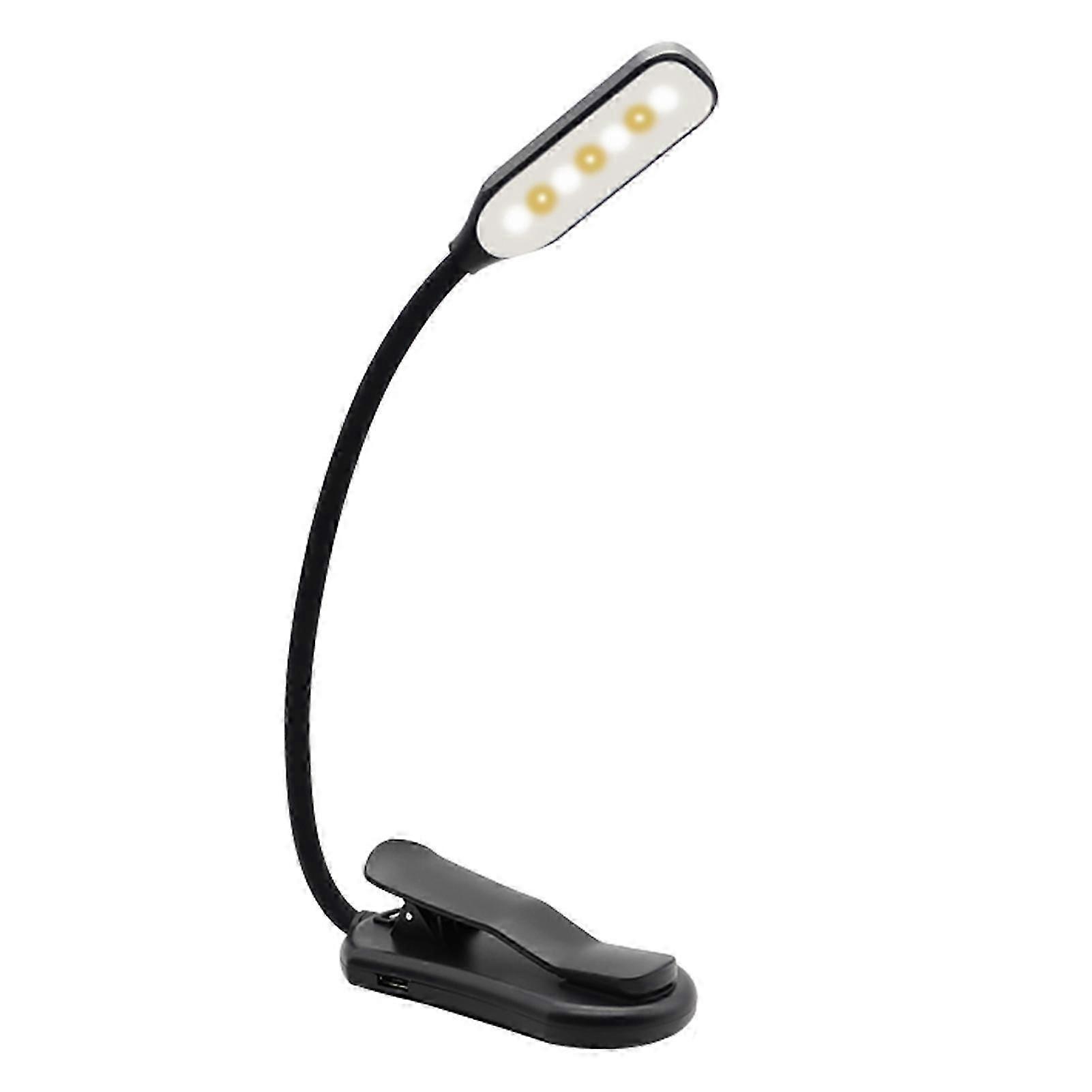 Rechargeable Book Light, 7 LED Reading Lamp with 3 Brightness, Touch Switch, Clip On, for Kids Bookworms, Bedside Night Reading