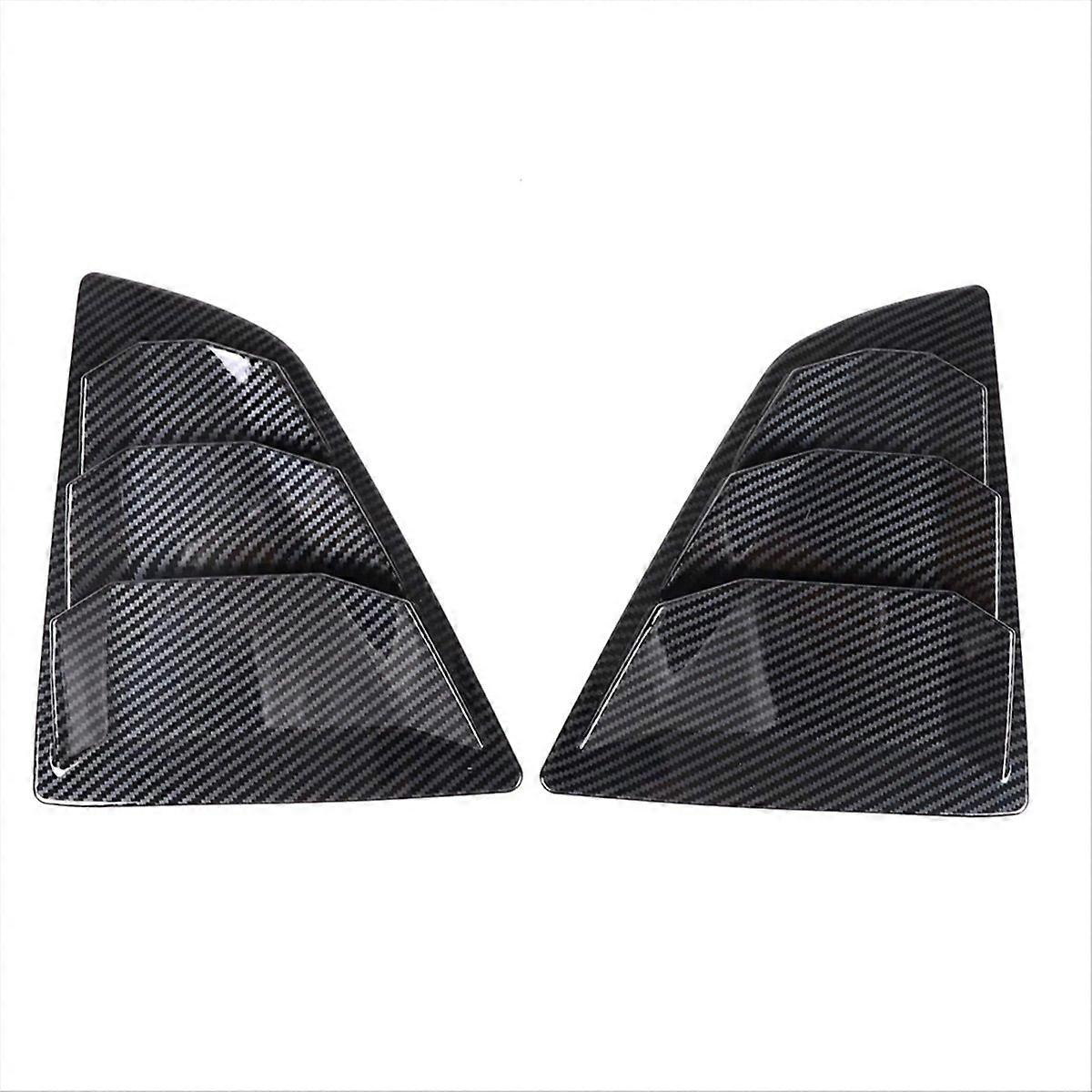 Car Rear Side Window Blind Shutter Louver Cover Trim for 