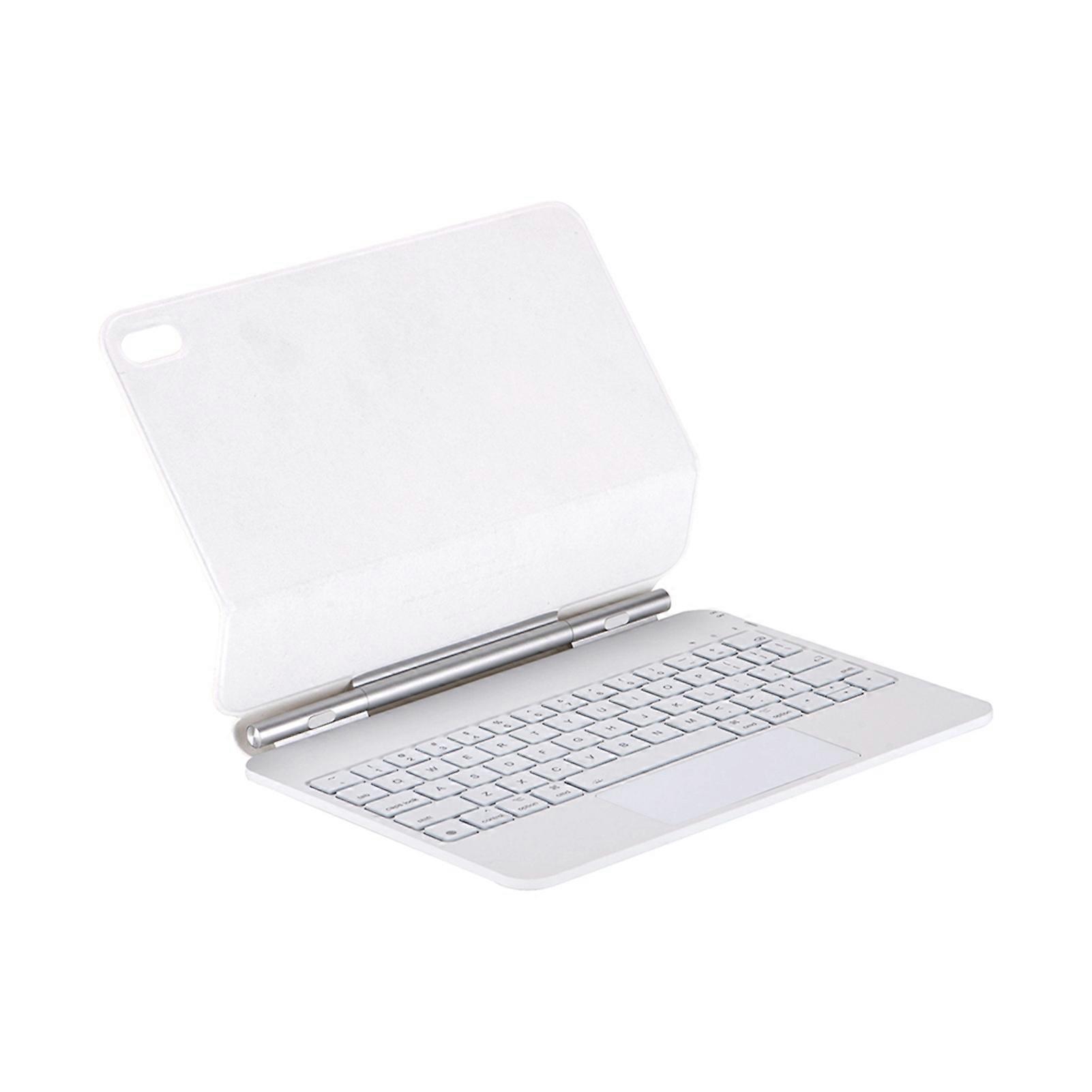 Ultra-Thin Portable Tablet Keyboard Case with Adjustable Stand and Soft Backlight for iPad 10