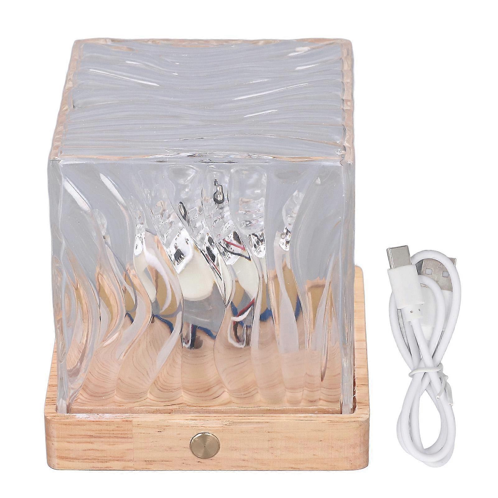 Ocean Wave Projector Light 16 Color Gradient Dynamic Remote Control Touch Control Silent Wave Night