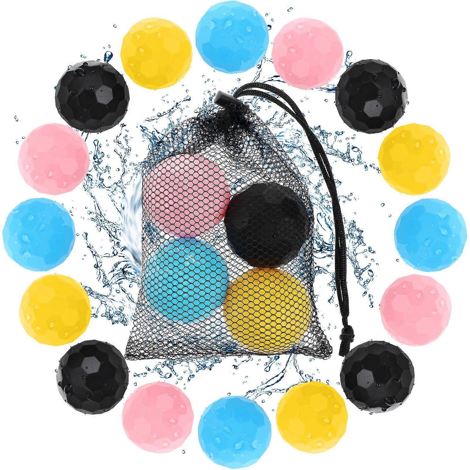Silicone Balls for Playing 24Pcs Bouncing Balls Summer Fun