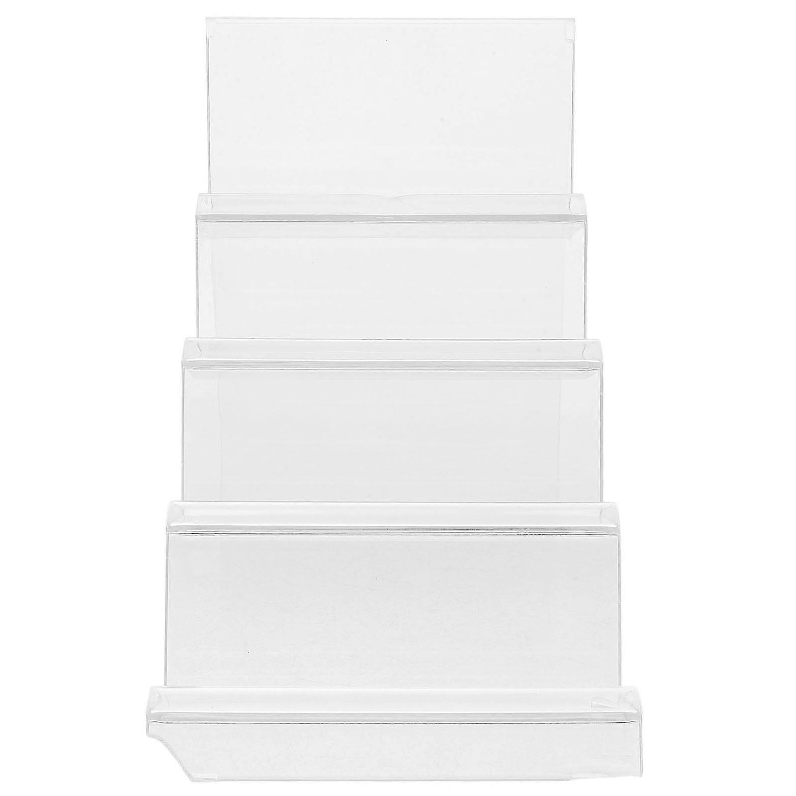 Wallet Display Holder Acrylic Stand for Storage 4-Tier Multi-Layers Display