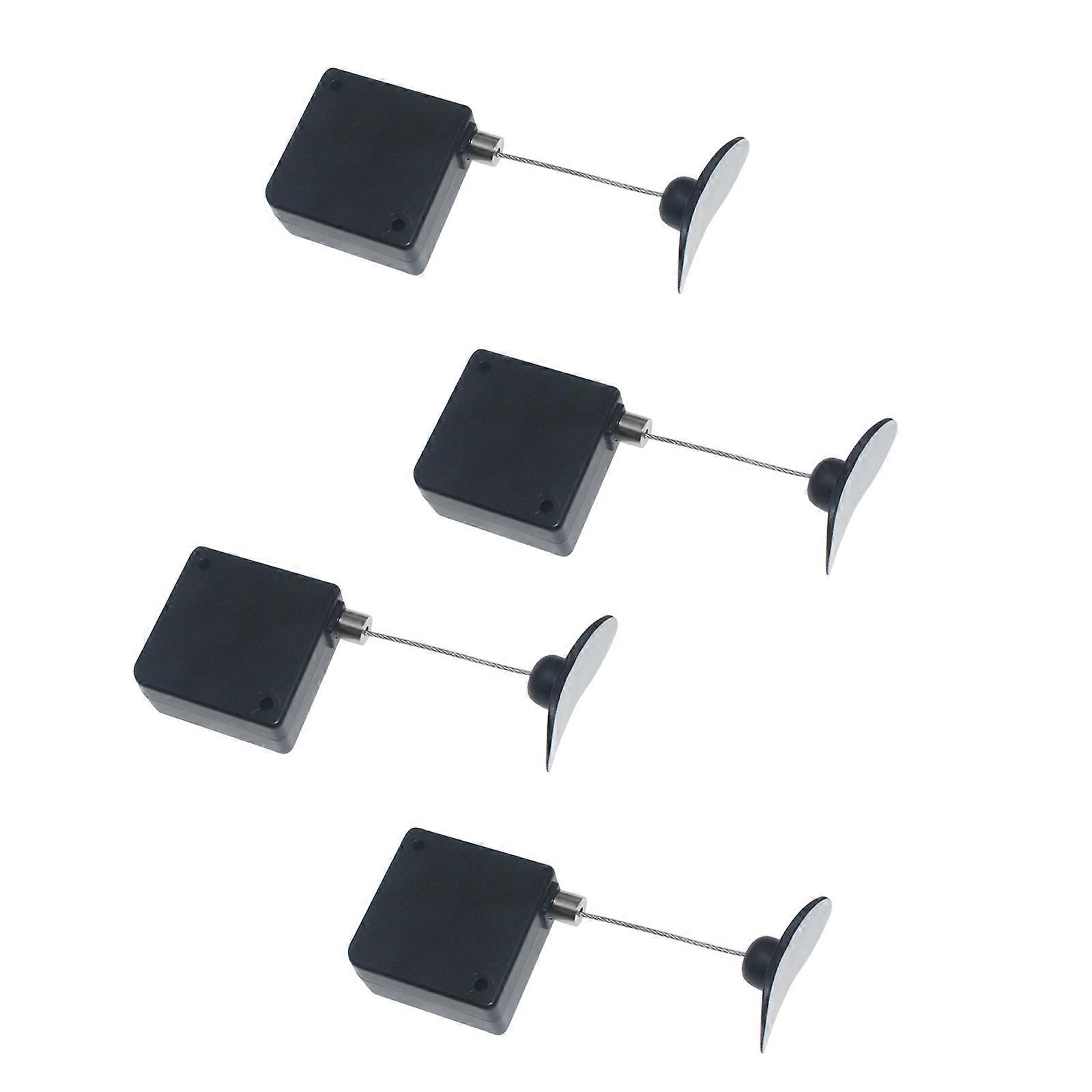 Pack of 1/2/4 Retractable Remote Control Tethers with Adjustable Leashes for TV and DVDs Prevents Loss Multicolor