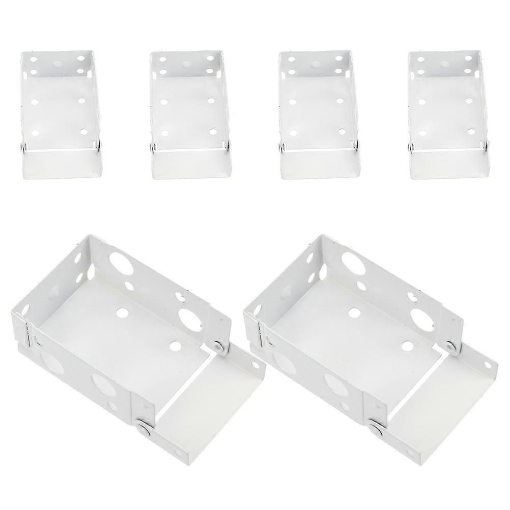 Blind Brackets Metal Support for Roller Shades Window Installation 6Pcs
