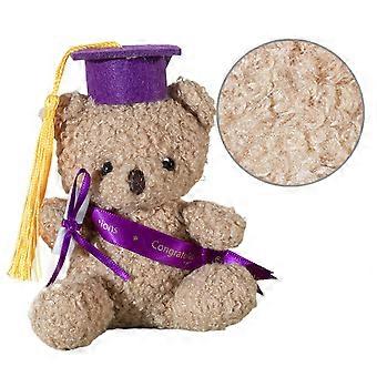 Stuffed Toy Plush Bear Graduation Gift for Graduate 2024 Photography Graduation Bear Stuffed Animals Cartoon Bear  wine red