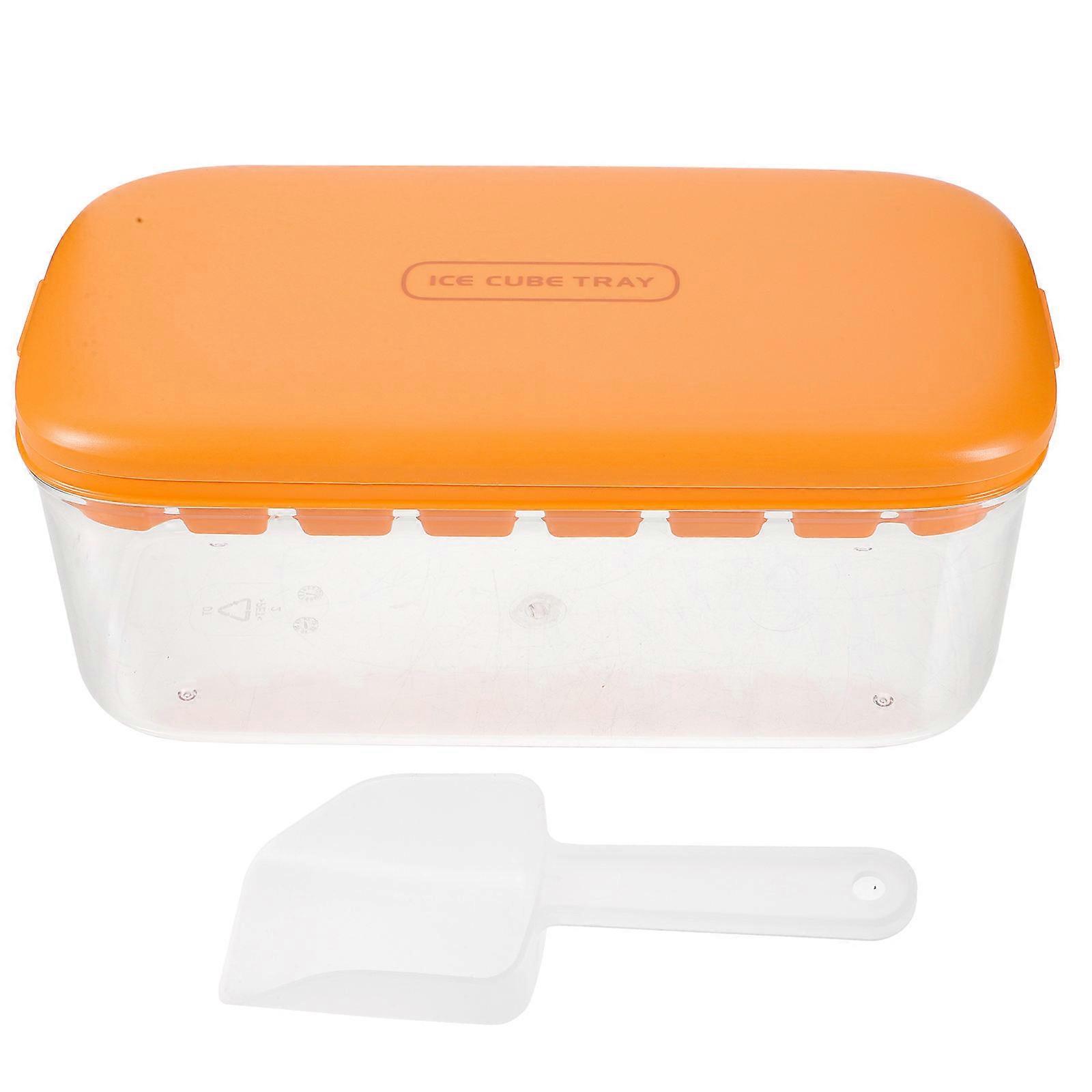 Ice Tray for Home Use Silicone and ABS Material 1Set Ice Cube Maker