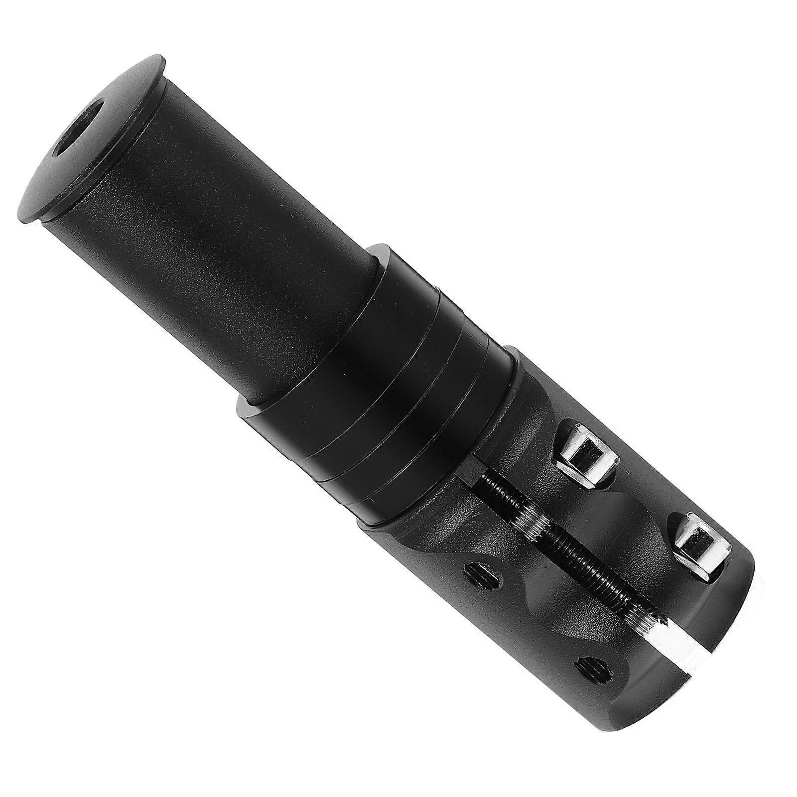 Bike Handlebar Riser Fork Stem Raiser Extender Head Up Raiser (Black)