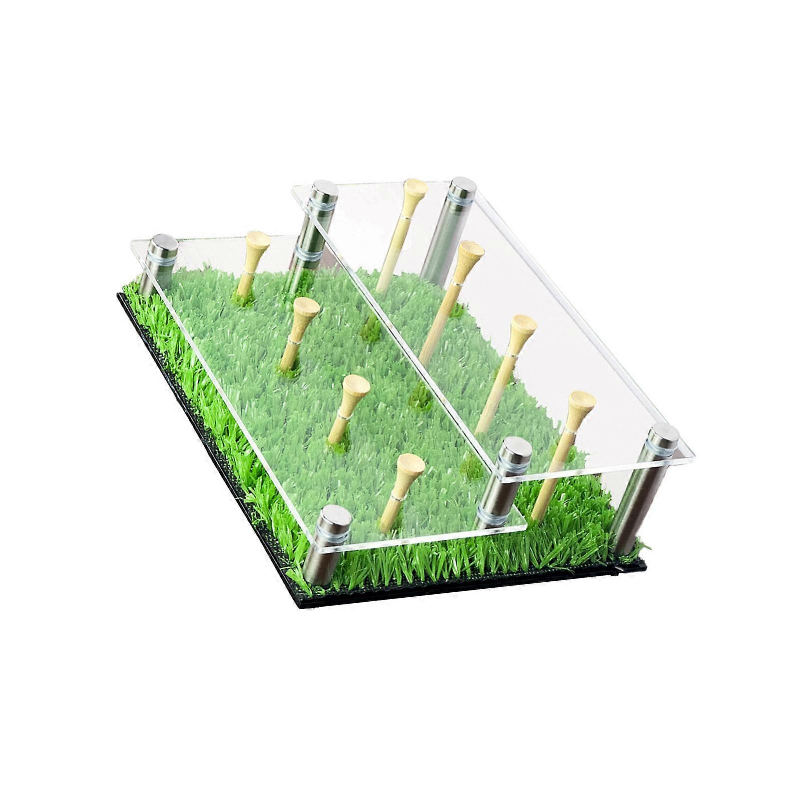 Professional Golf Ball Organizer Acrylic Display Rack 8 Ball Storage Double Layer Golf Ball Display Stand Easy Use Multicolor