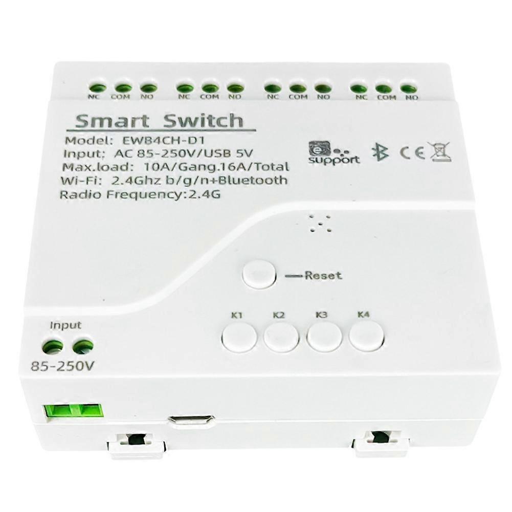 Smart Switch 4 Channel Smart WiFi Switch Module 85-250V