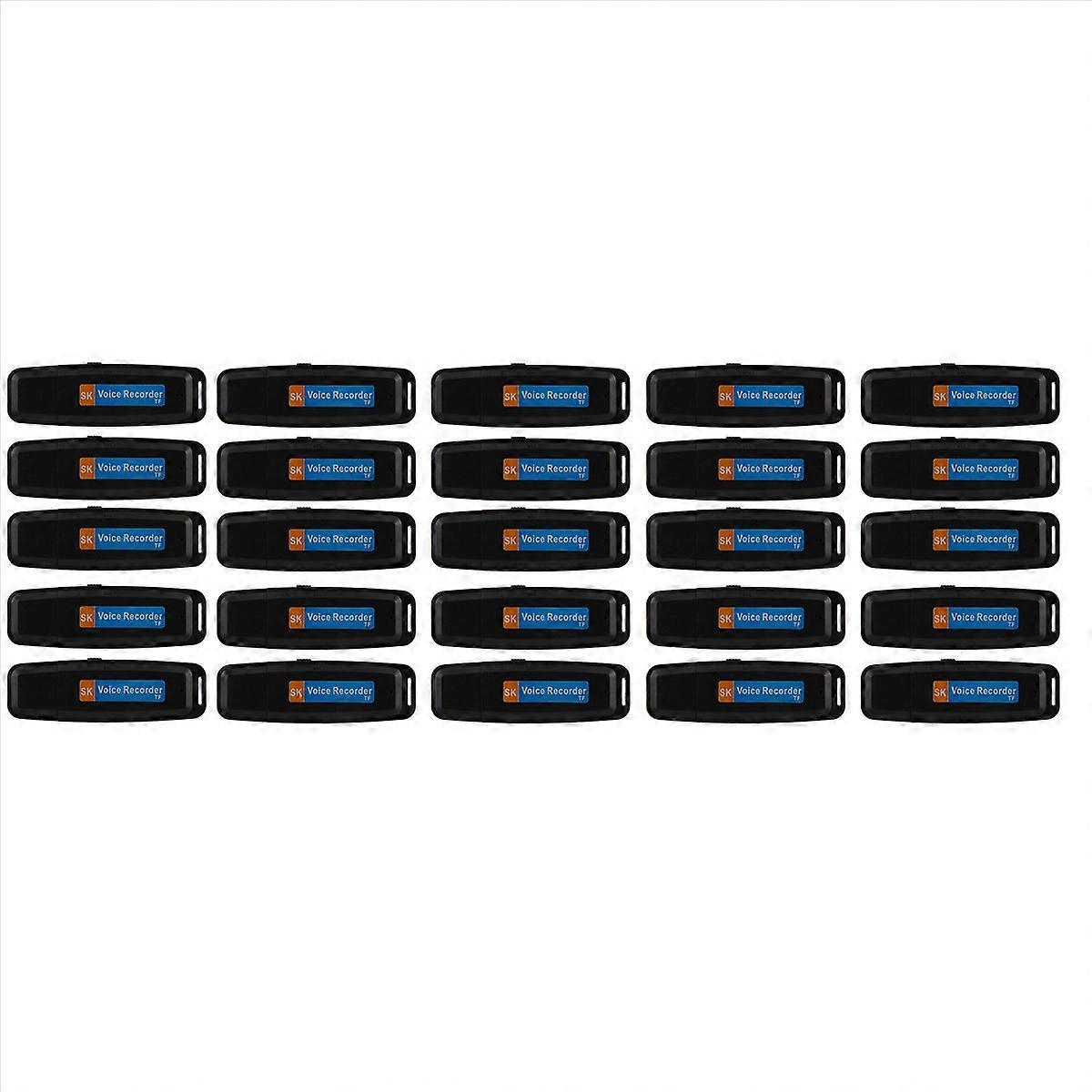 20X Mini U-Disk Digital Audio Recorder USB 3.0 Flash Drives Maximum Support 32GB Memory Card Black
