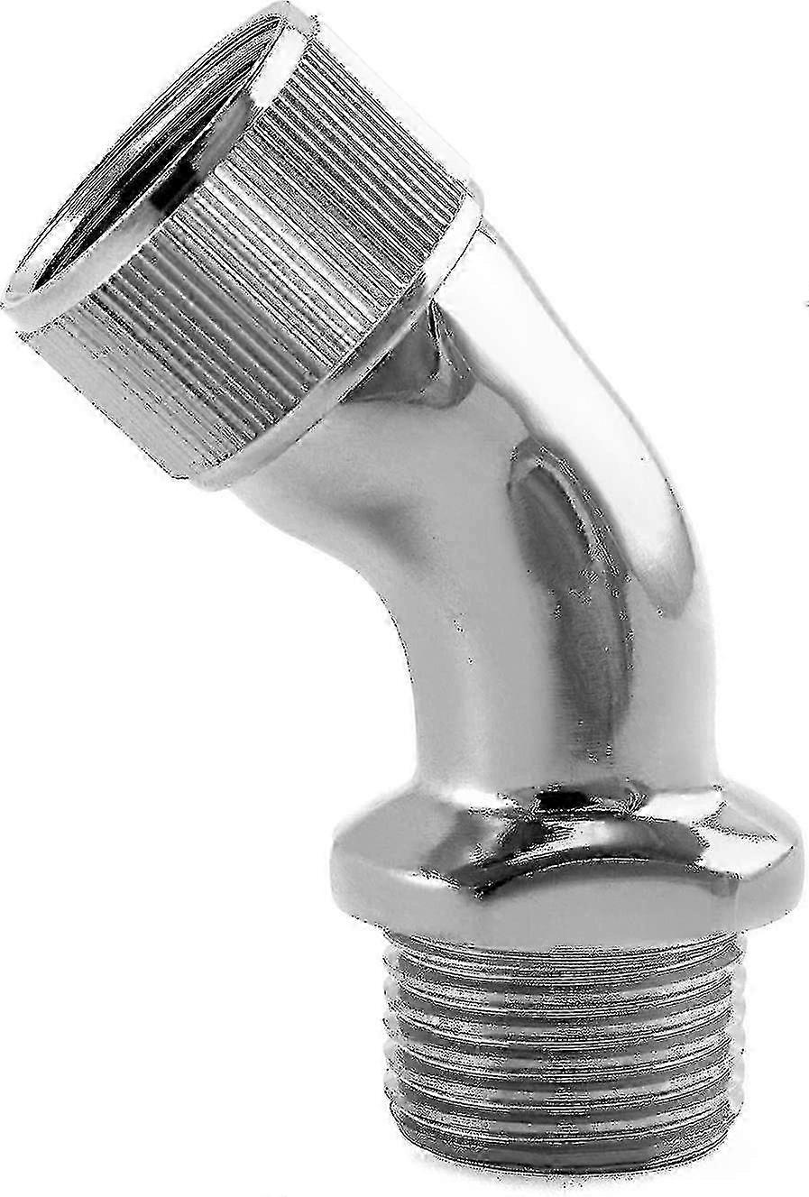 Chrome Plated Brass 1/2" Elbow Adapter for Shower Head Extender Connector