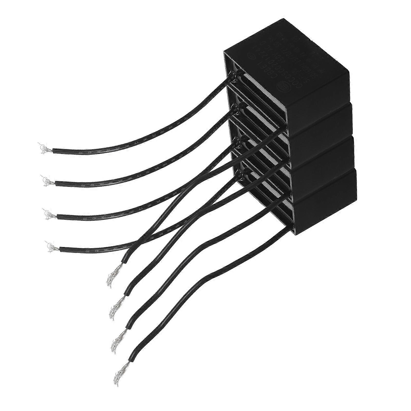 Machine Capacitor ABS Range Hood Motor Capacitor for Blower 4Pcs