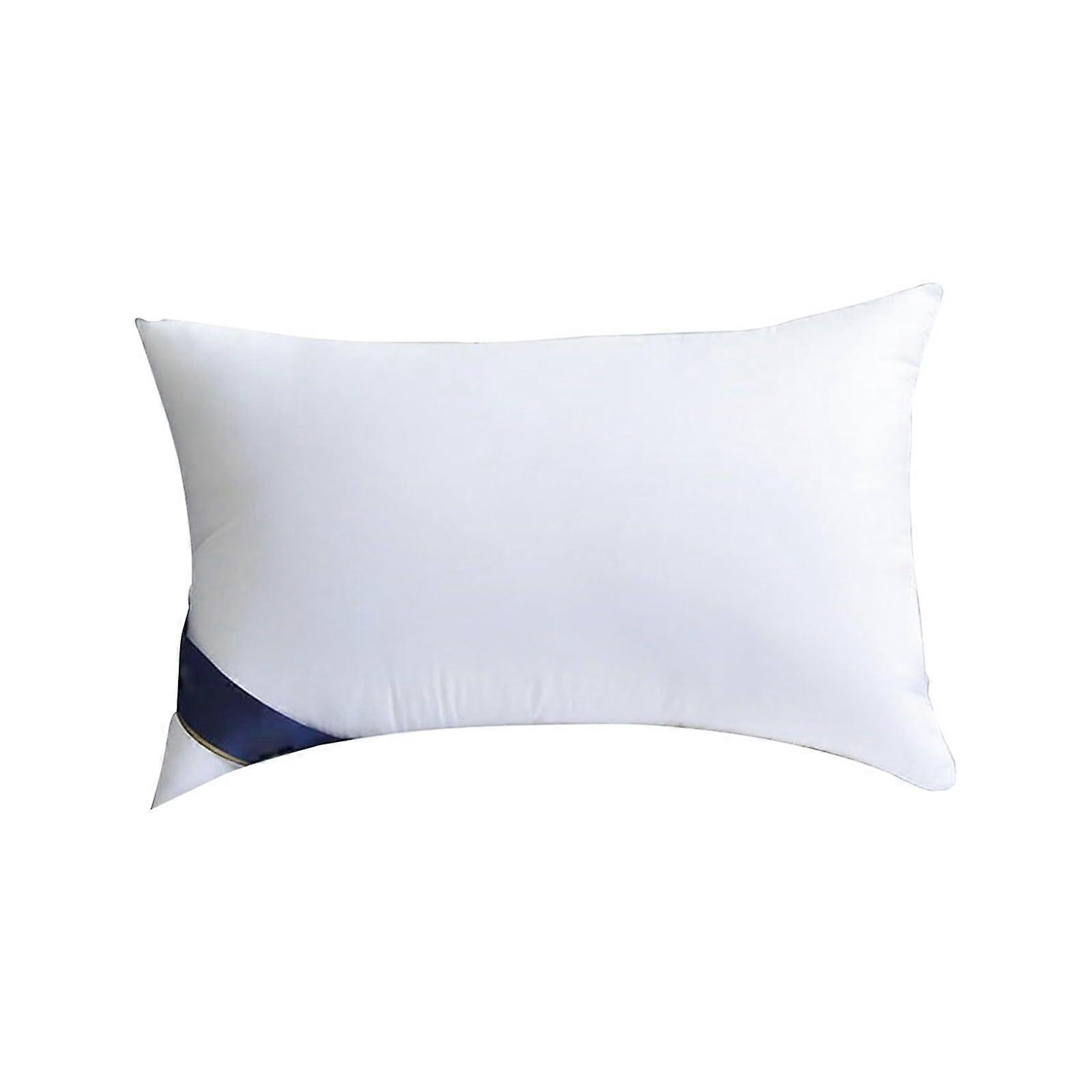 Queen Size Hotel Pillow with Hypoallergenic Cotton Cover, Soft Down Support for Side Sleepers
